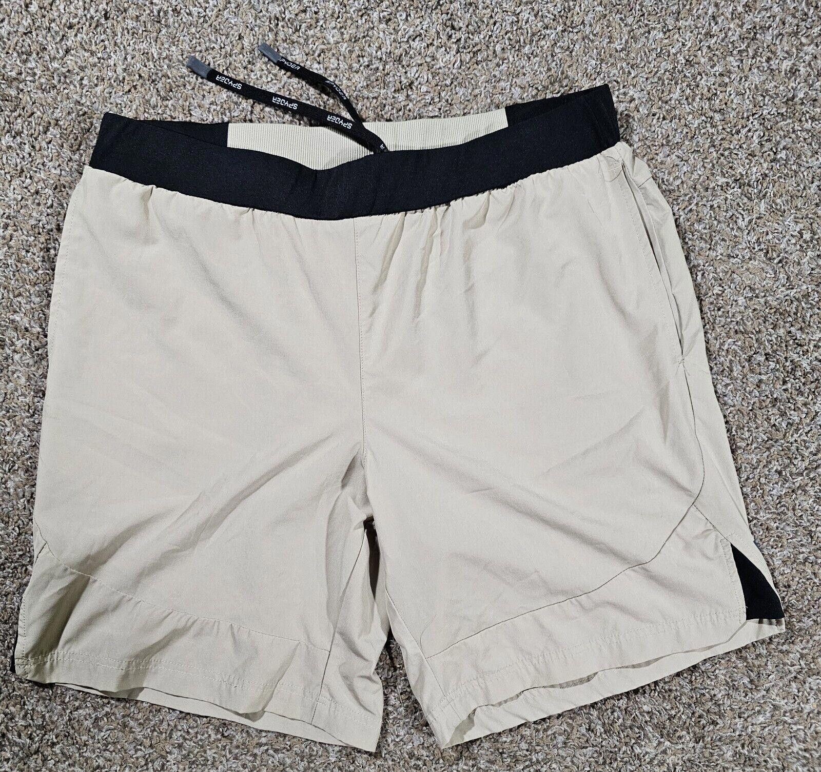Spyder spyder active Beige drawstring shorts approx 34W 8" Inseam Size US 32 / EU 48 - 1 Thumbnail