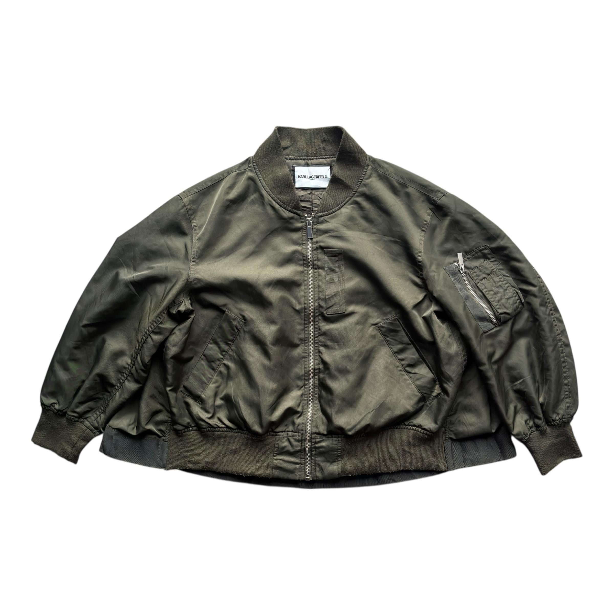 Karl Lagerfeld Karl Lagerfeld Bomber Jacket Size S / US 4 / IT 40 - 1 Thumbnail