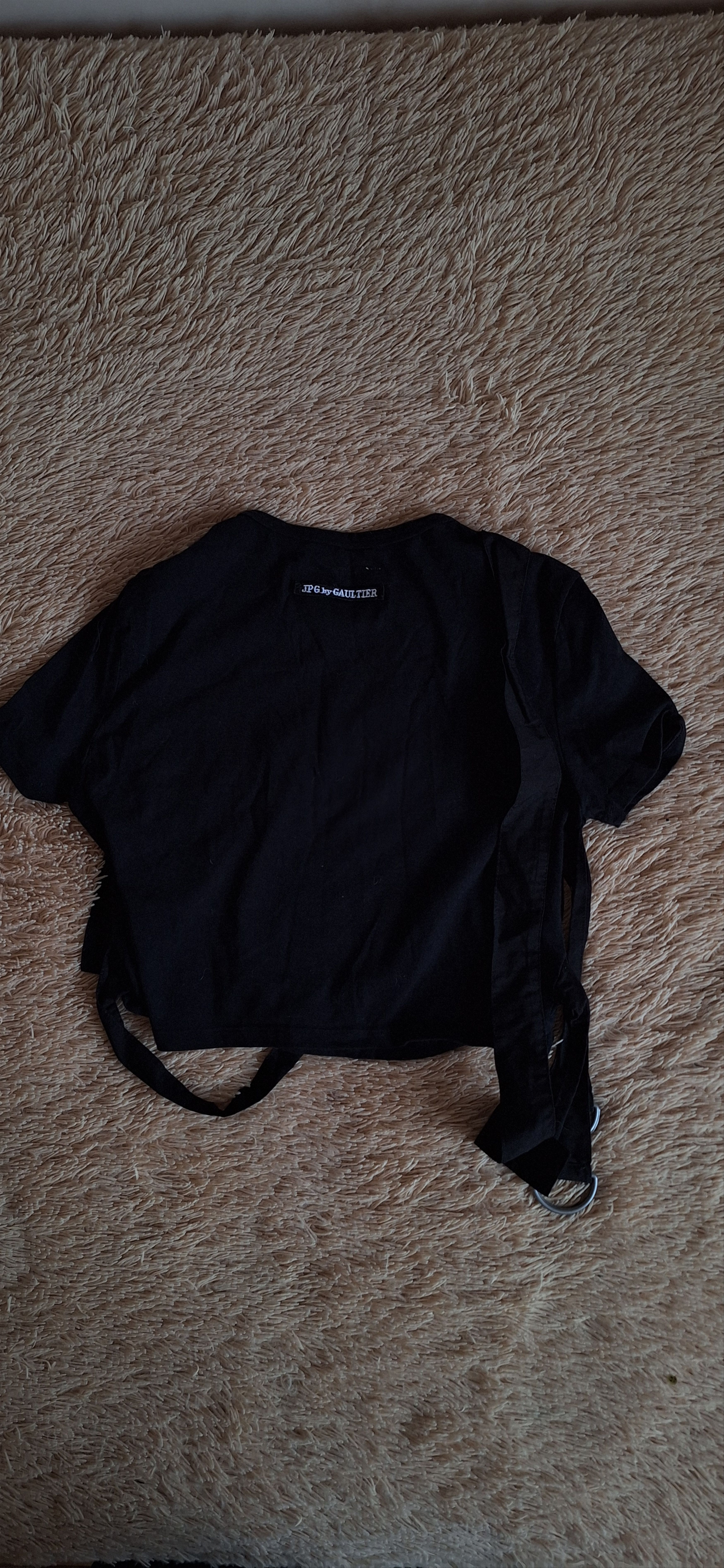Jean Paul Gaultier Crop Top – JPG Jean’s by Gaultier Collection No. 0009. Size L / US 10 / IT 46 - 6 Thumbnail