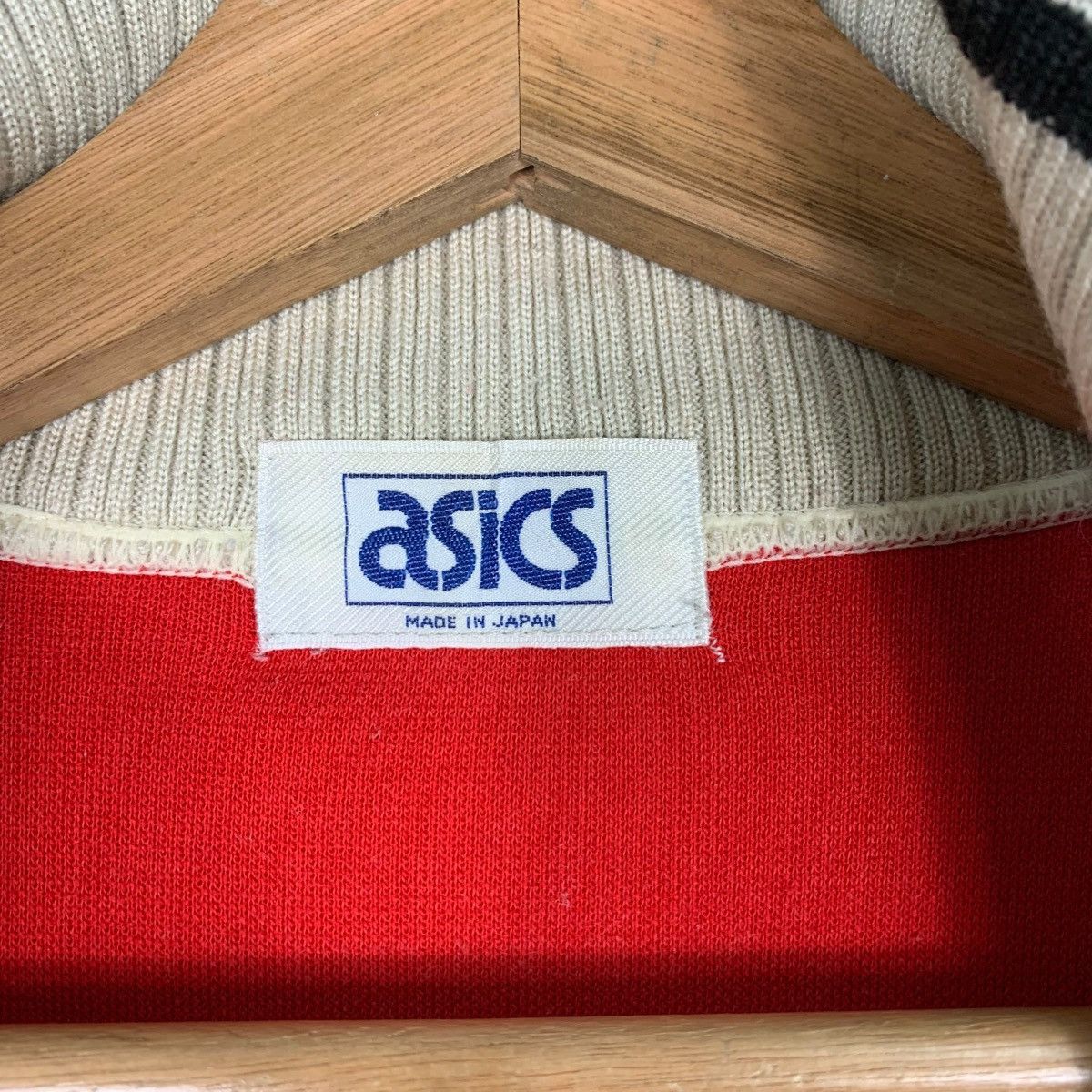 Asics ASICS Red Nude Colorblock Turtleneck Sweater #1256-C57 Size US M / EU 48-50 / 2 - 16 Thumbnail