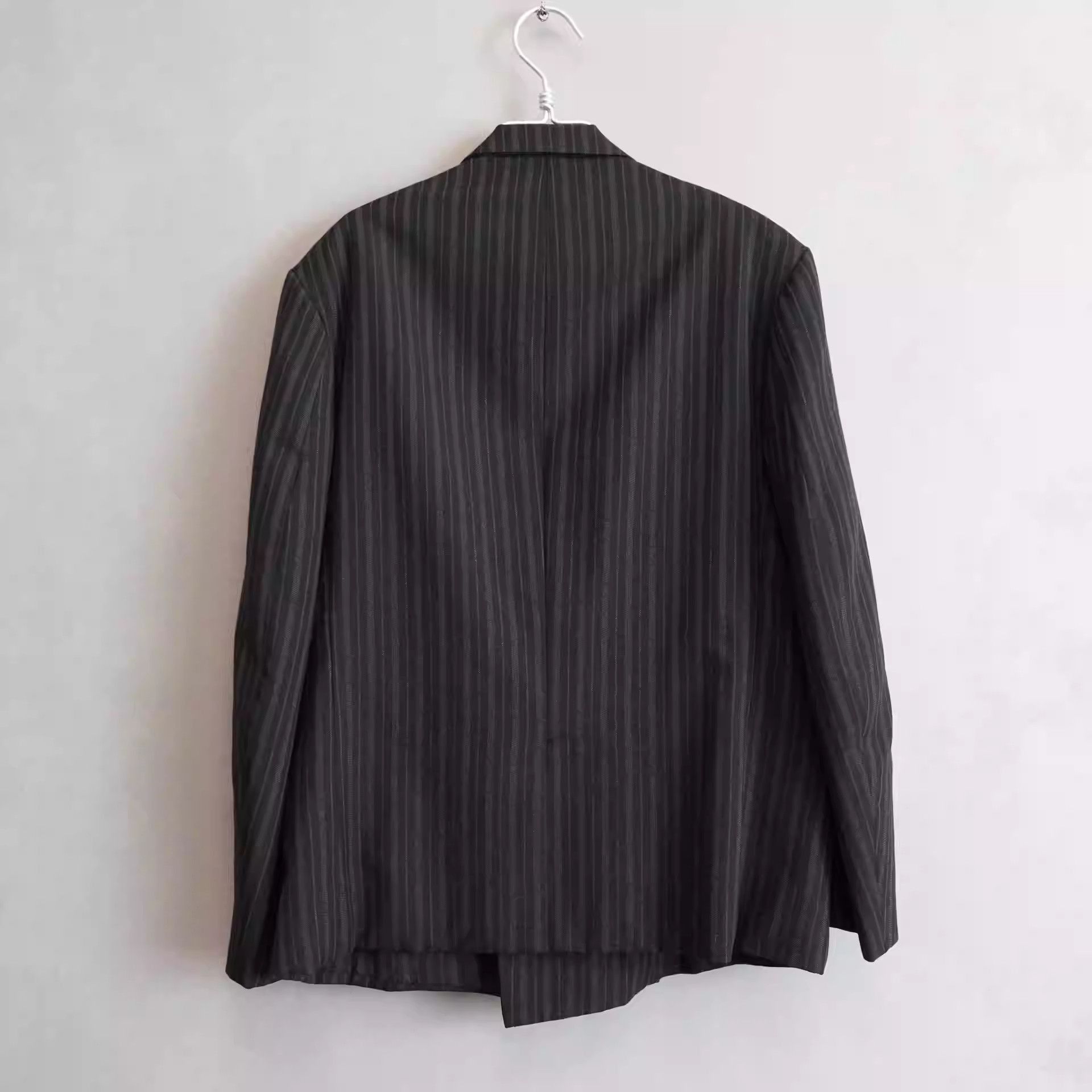Yohji Yamamoto Yohji Yamamoto Period Striped Double-breasted Jacket-2505 Size US M / EU 48-50 / 2 - 2 Thumbnail