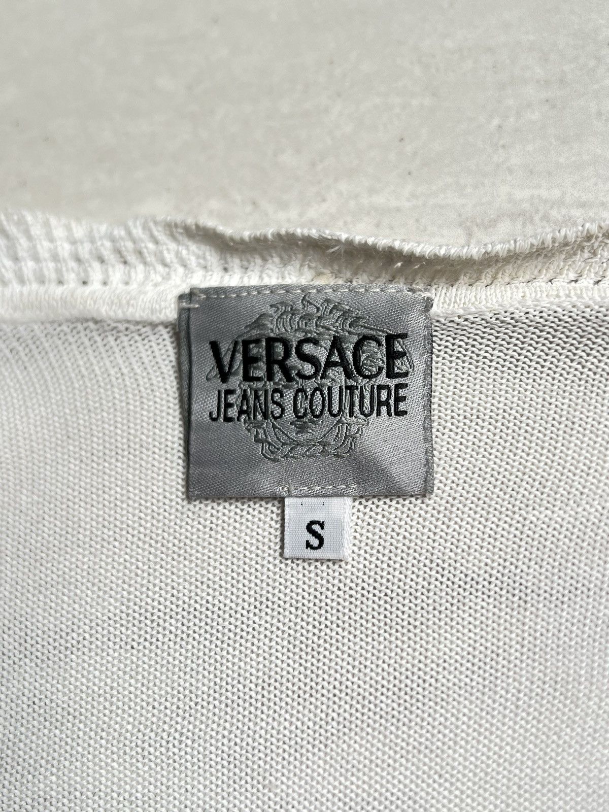 Versace Jeans Couture Versace Jeans Couture White Cardigan Size US S / EU 44-46 / 1 - 6 Thumbnail