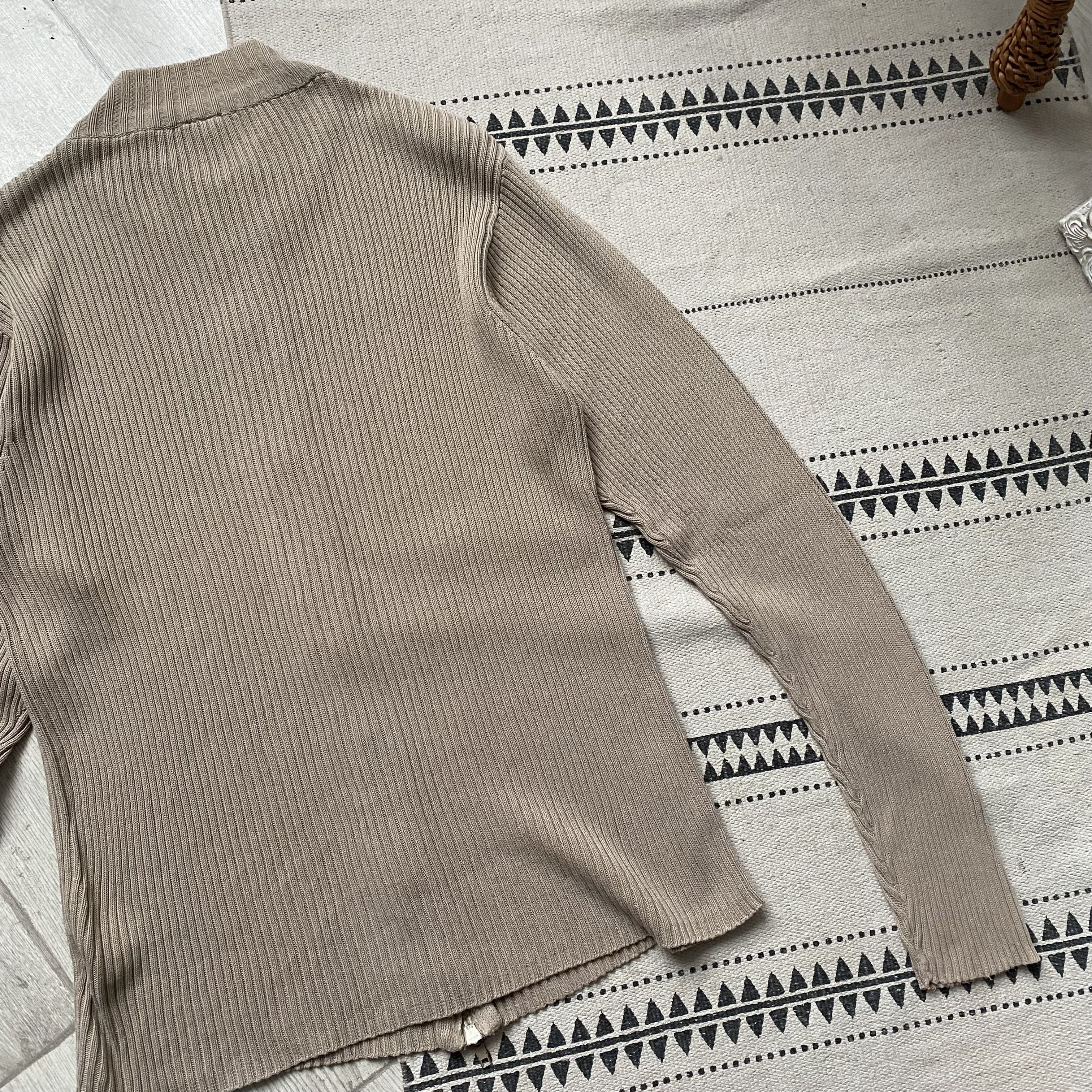 If Six Was Nine Vintage 90s Diesel style ribbed sweater Avantgarde Y2K Opium Size US M / EU 48-50 / 2 - 7 Thumbnail