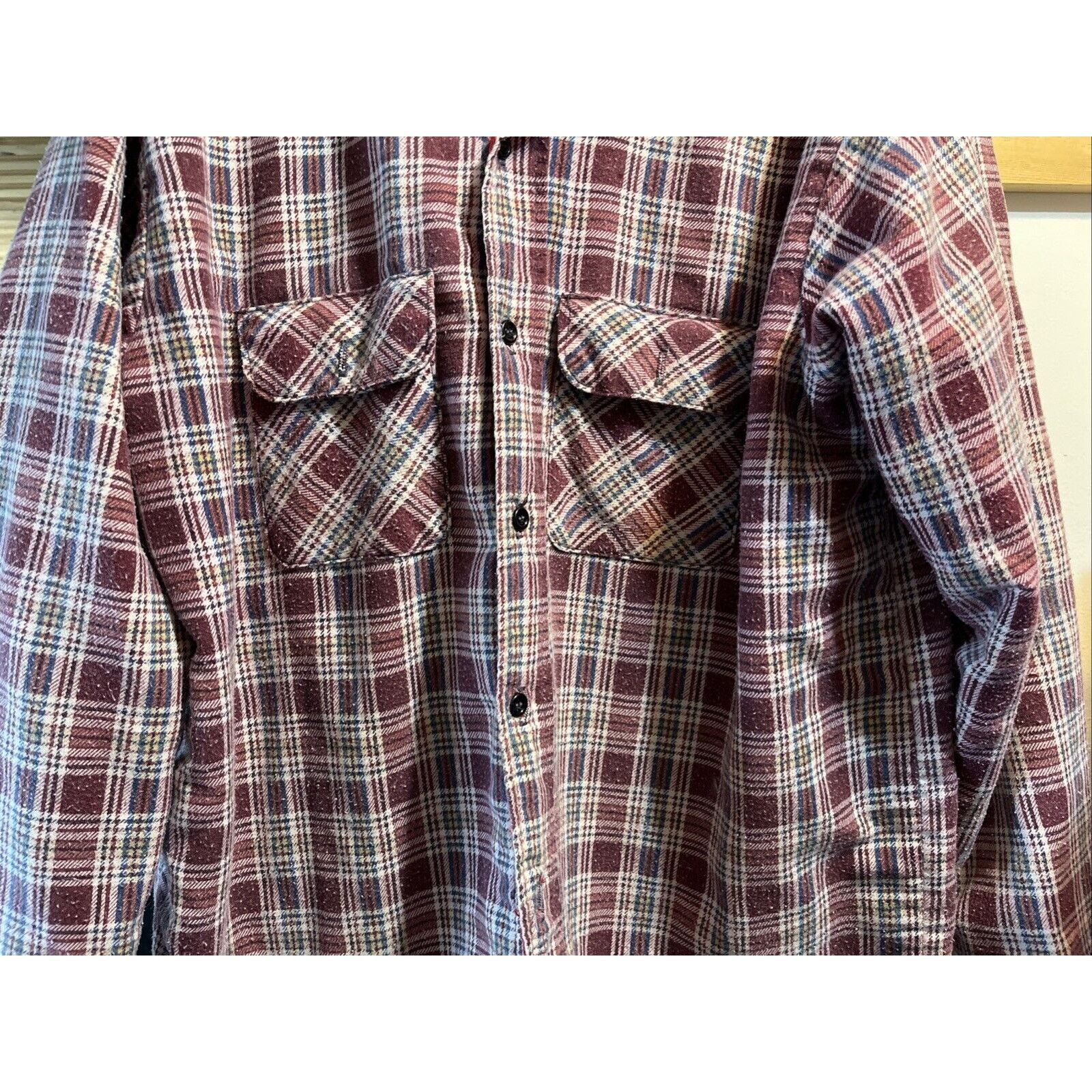 FiveBrother VTG Five Brother Flannel Shirt Men Large 16 Cotton Polyester Size US XL / EU 56 / 4 - 6 Thumbnail