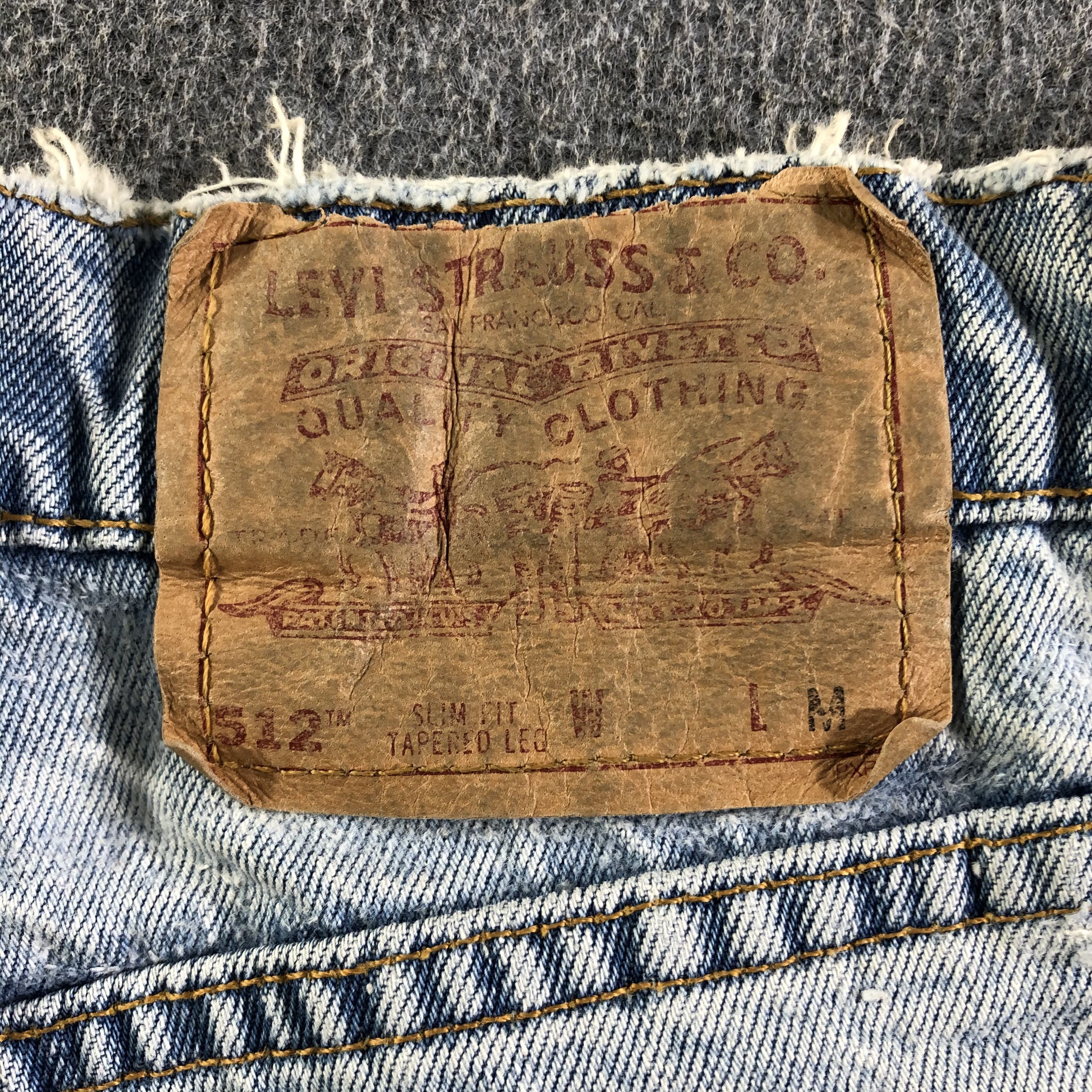 Levi's 90s Vintage Light Wash Levis 512 Jeans-J4303 Size US 27 - 5 Thumbnail