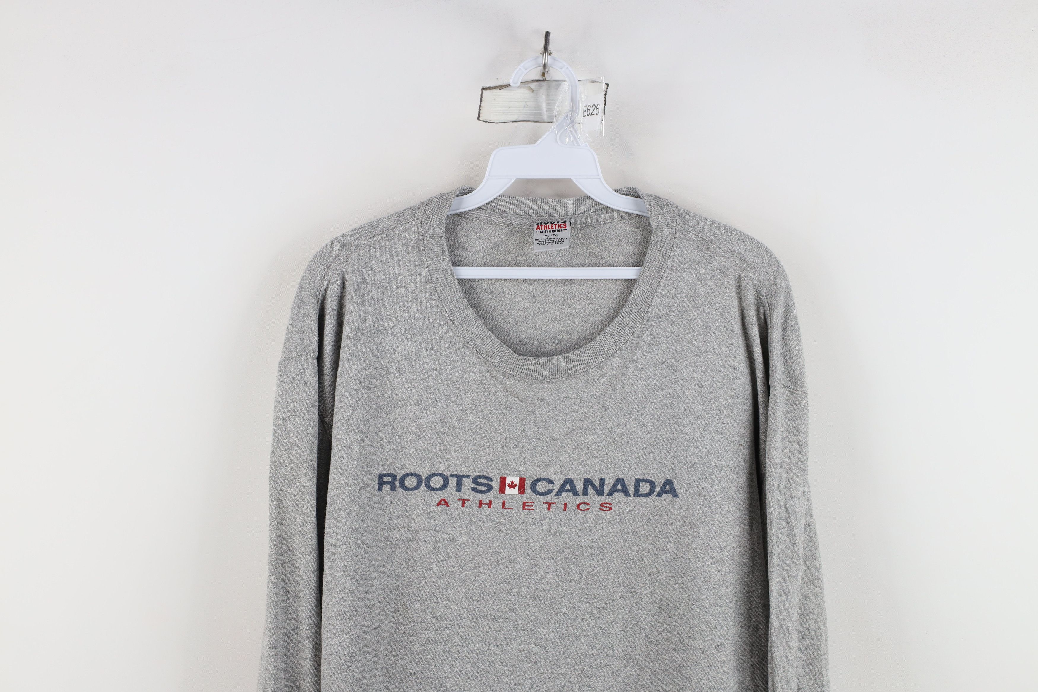Vintage Vintage 90s Roots Athletics Jersey Knit Long Sleeve T-Shirt Size US XL / EU 56 / 4 - 2 Thumbnail