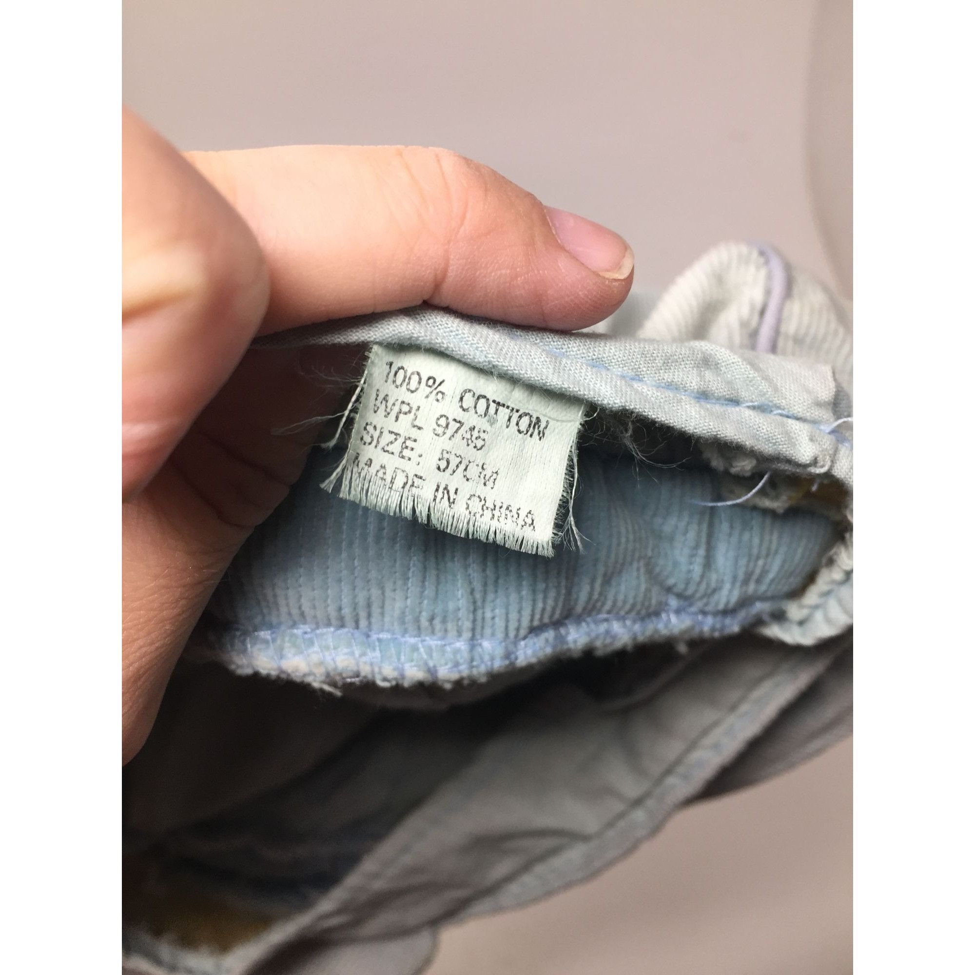 Other Women's Baby Blue Cotton Corduroy Hat Size ONE SIZE - 7 Thumbnail