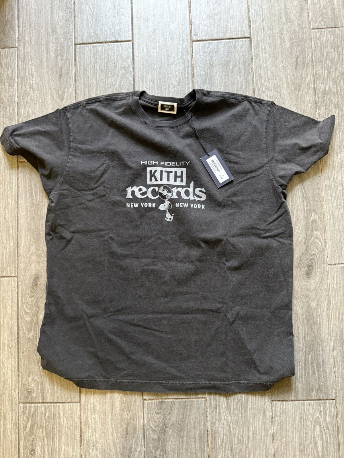 Kith × Peanuts Kith for Peanuts Joe Cool Vintage Tee Black T