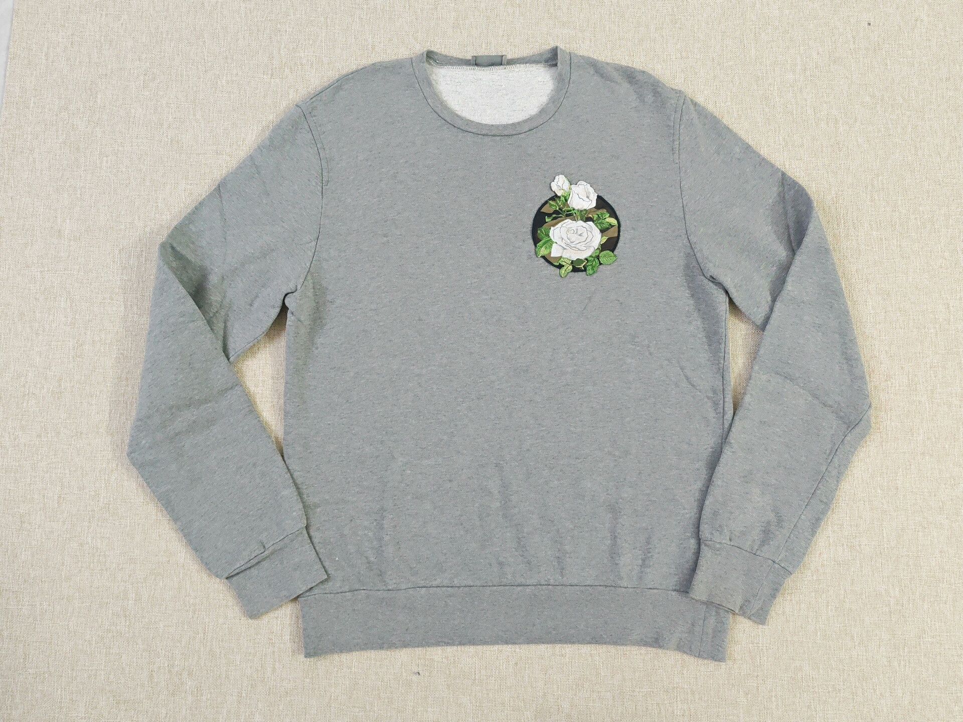 Dior Dior Men's Floral Embroidered Sweatshirt Size US L / EU 52-54 / 3 - 1 Thumbnail