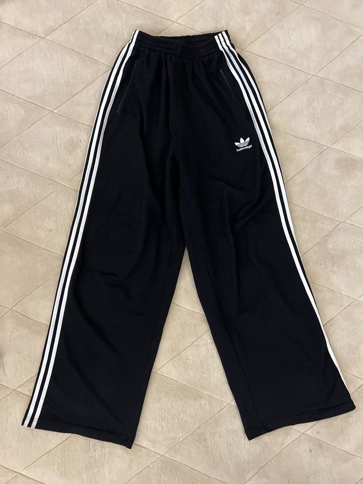 image of Adidas X Balenciaga Sweatpants in Black, Men's (Size 30)