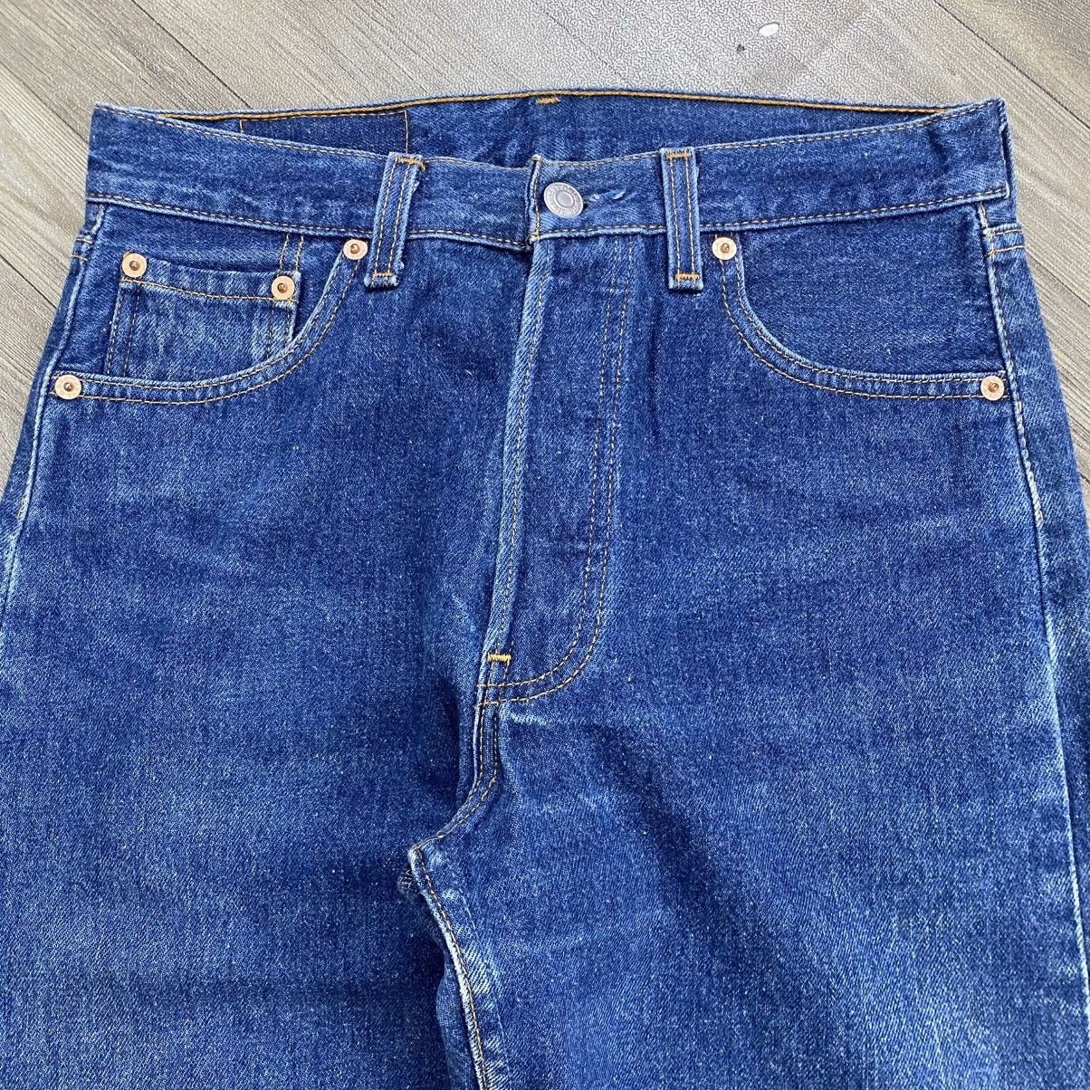 Levi's Vintage Clothing 🇺🇸1990s Vintage Levis 501 29x32 Straight Leg Faded Jeans Size US 29 - 3 Thumbnail