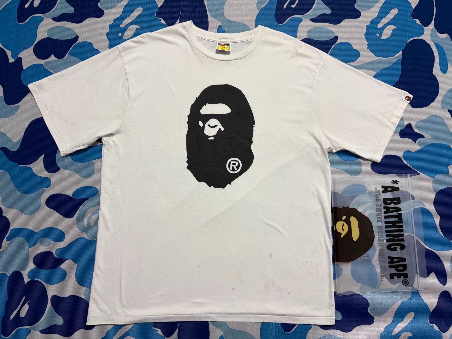 Bape BAPE Ape Head Short Sleeve Tee Size US XXL / EU 58 / 5 - 1 Thumbnail