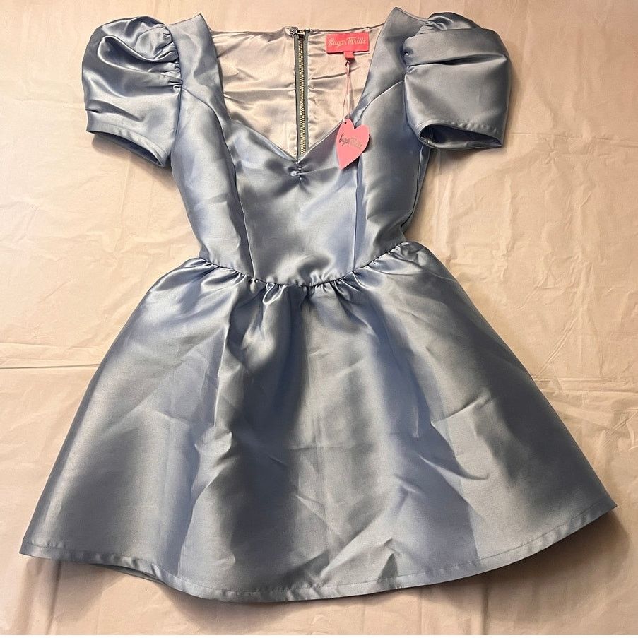 Dolls Kill Dolls Kill Sugar Thrillz Cinderella Inspired Satin Mini Dres Size XXS / US 00 / IT 34 - 3 Thumbnail