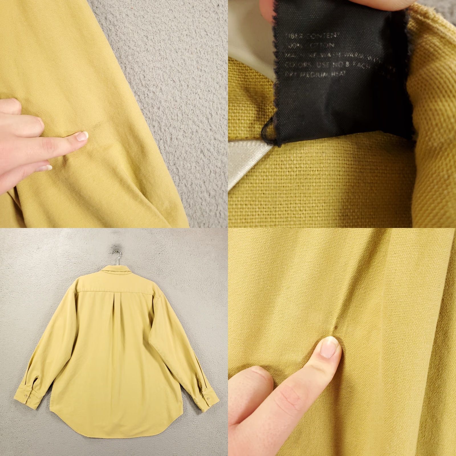Vintage VINTAGE 10X Shacket Jacket Mens XL Yellow Button Up Workwear USA Made Size US XL / EU 56 / 4 - 8 Thumbnail