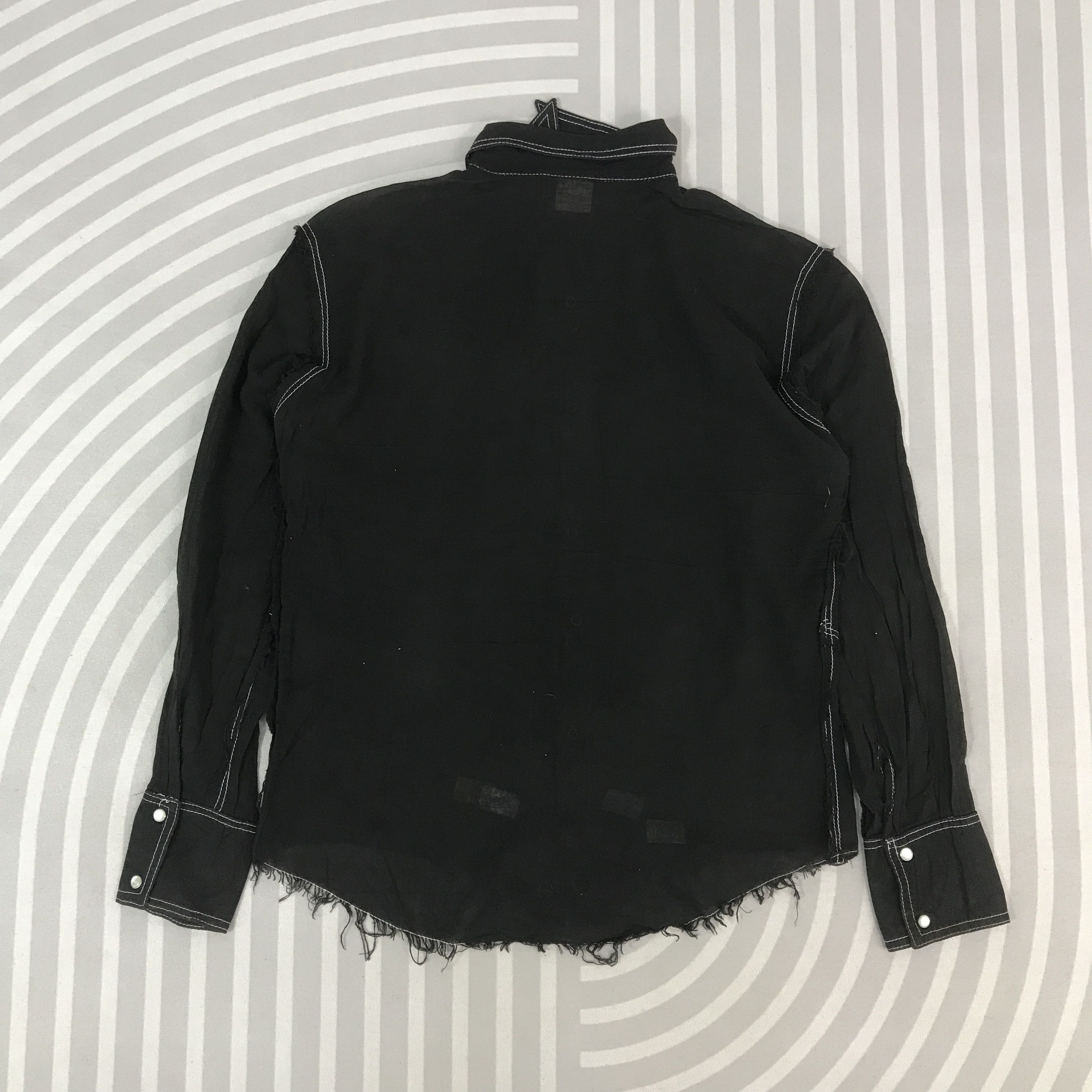 Japanese Brand Vintage Serious Los Angles gothic design punk shirtK44B57 Size US M / EU 48-50 / 2 - 3 Thumbnail