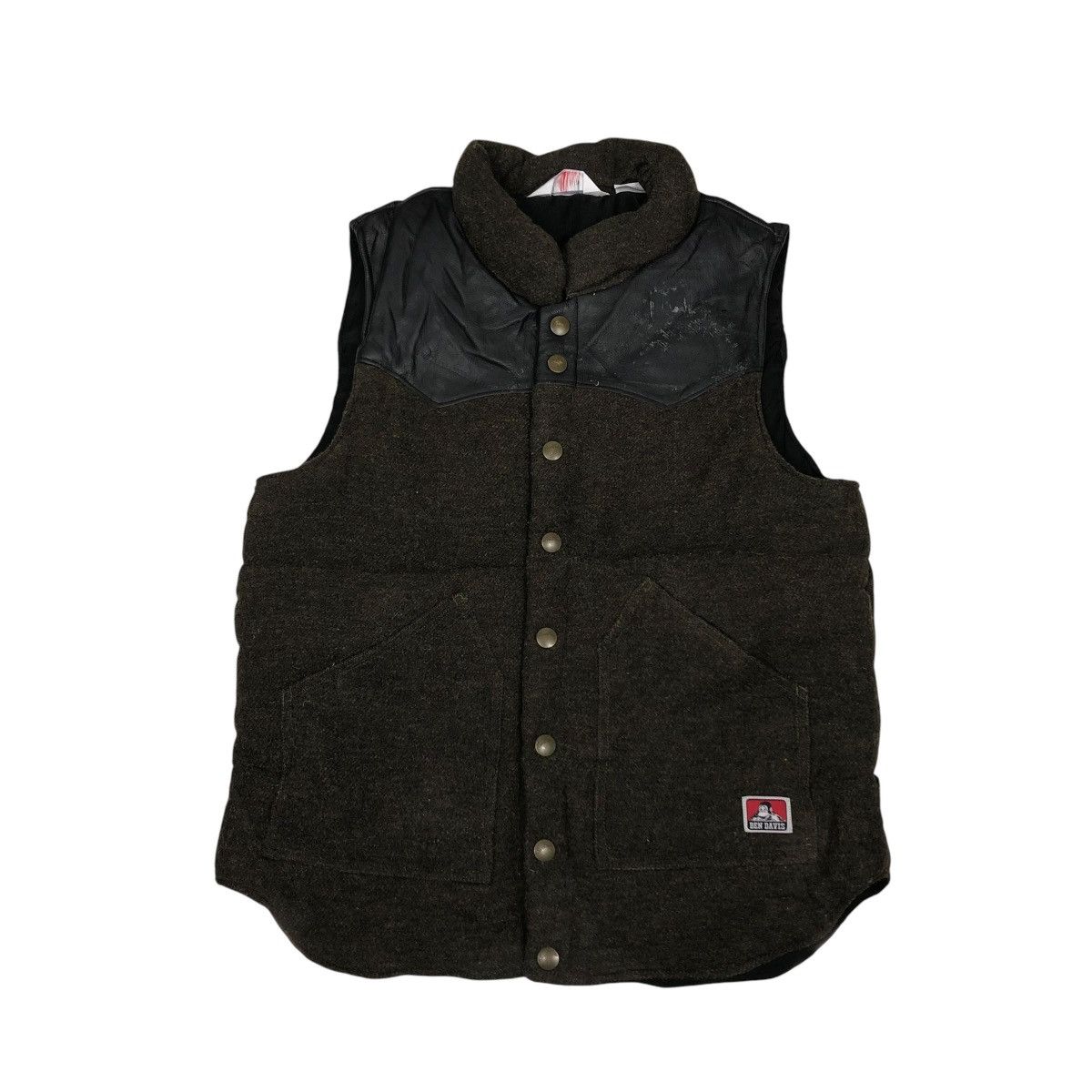 Ben Davis 🔥VINTAGE BIKER VEST JACKET BEN DAVIS Size US M / EU 48-50 / 2 - 1 Thumbnail