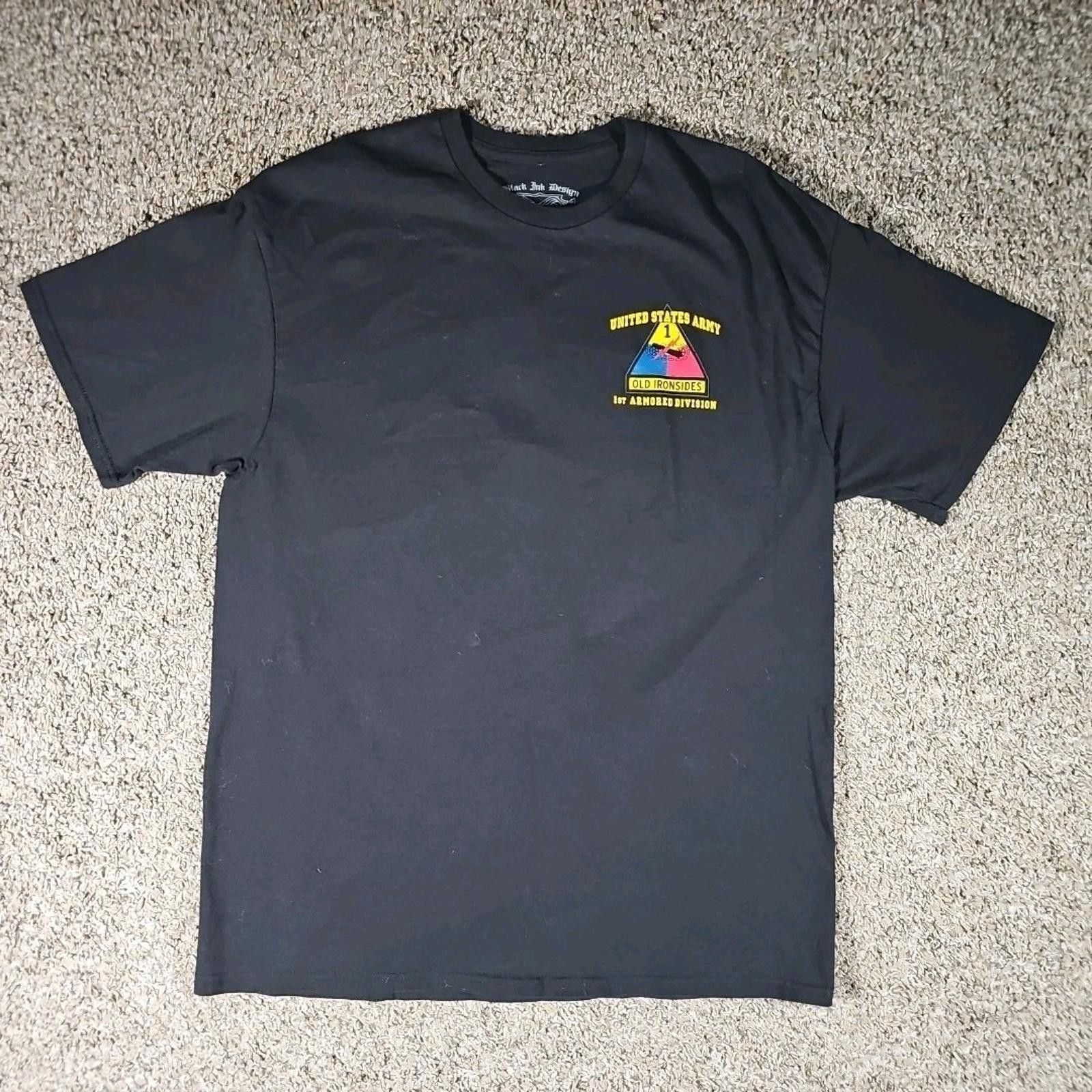 Other United States Army Old Ironsides 1st Armored Division L Tee Size US L / EU 52-54 / 3 - 1 Thumbnail