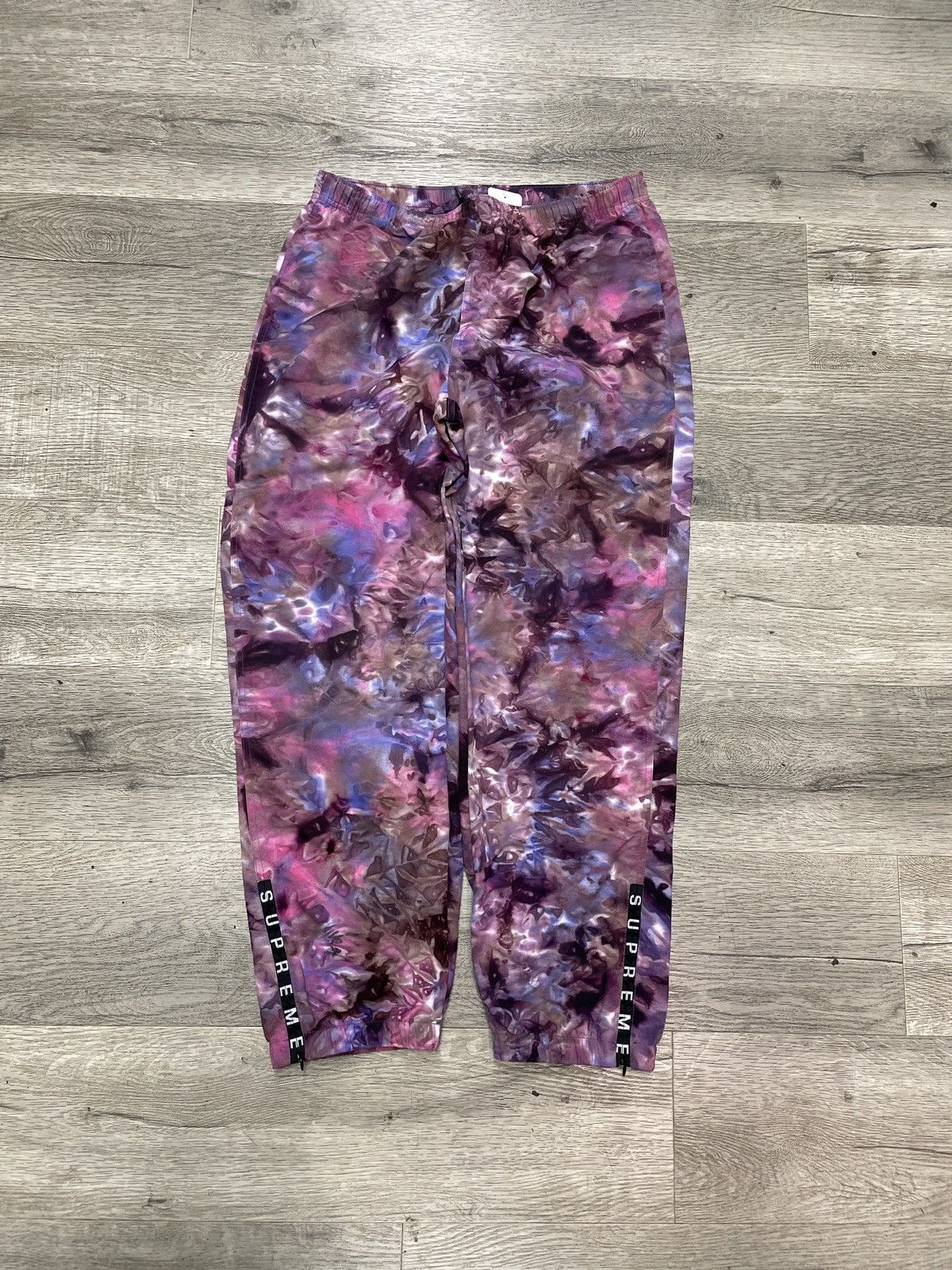 image of Supreme Marble Track Pant in Purple, Men's (Size 30)