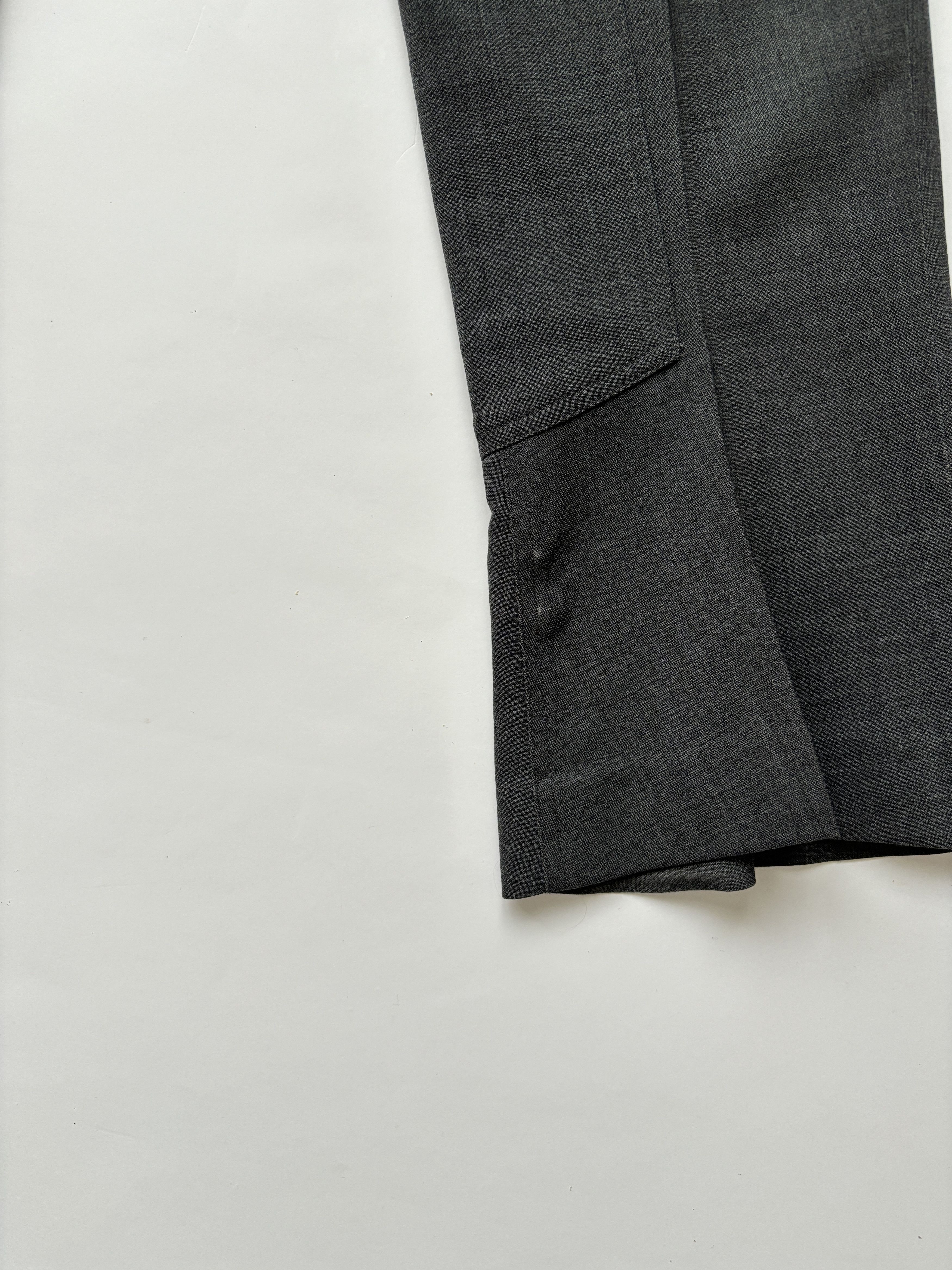 Prada ⚡️QUICK SALE⚡️Prada Grey Pants Trousers with Flared Hem Size 27" / US 4 / IT 40 - 5 Thumbnail