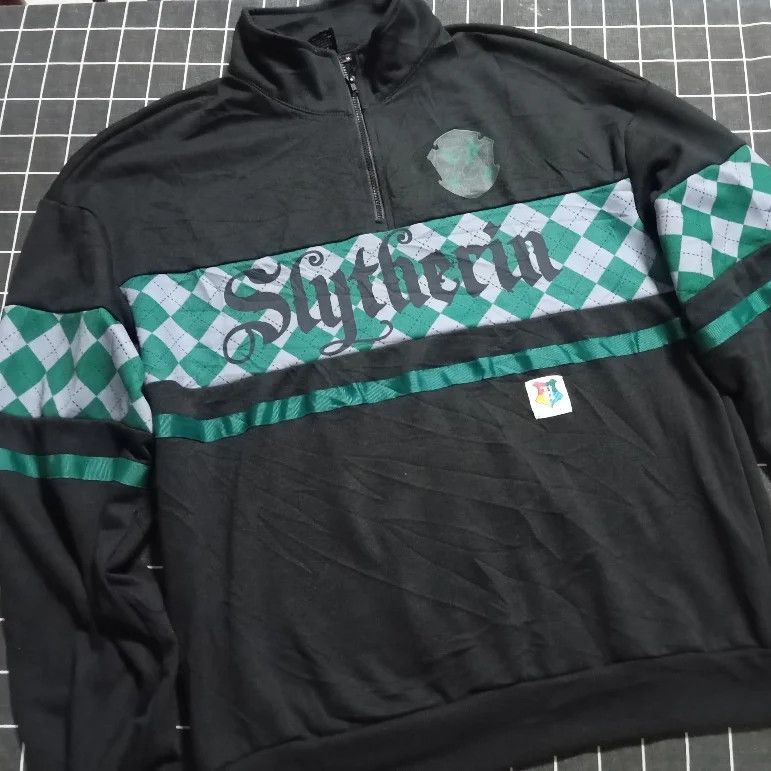 Shein Harry Potter Slytherin Sweater 1/4 zipper movie Size US M / EU 48-50 / 2 - 1 Thumbnail