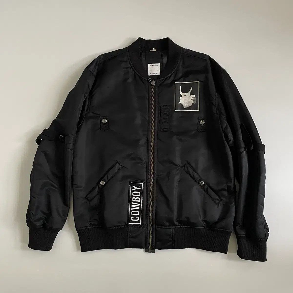 Helmut Lang Helmut Lang 1998 Ballistic Polyamide MA-1 bomber