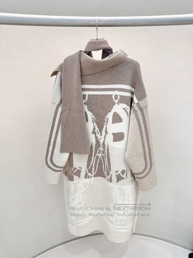 Hermes Hermes Multicolored cashmere long cardigan Size XXS / US 00 / IT 34 - 2 Thumbnail
