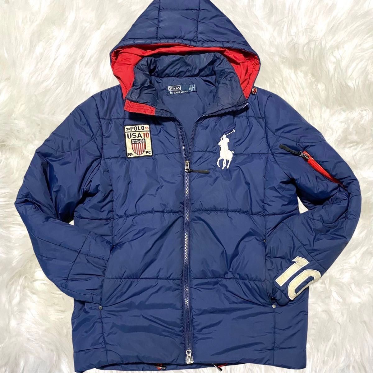 Polo Ralph Lauren POLO RALPH LAUREN Padded Jacket 2way detachable Hood Size US XL / EU 56 / 4 - 1 Thumbnail
