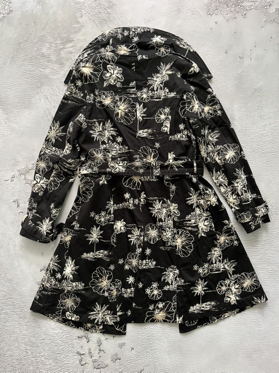 Chloe Chloe Floral Vintage Black Luxury Belted Coat Women Size M / US 6-8 / IT 42-44 - 10 Thumbnail