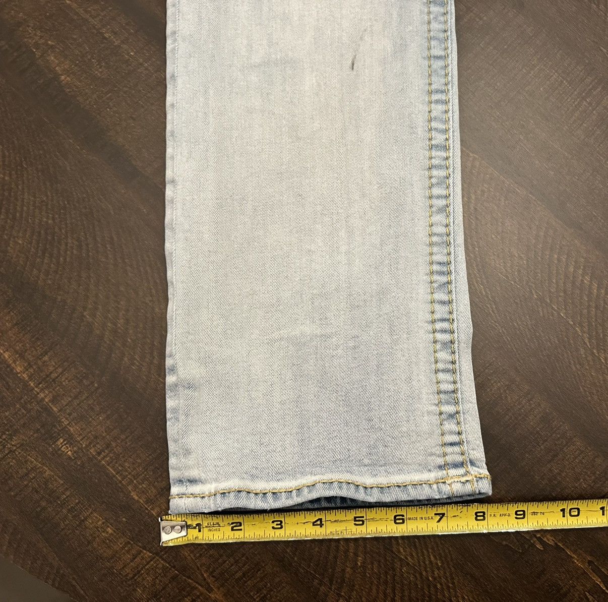 True Religion True Religion Ricky Relaxed Straight Men’s 34x33-Spots- Size US 34 / EU 50 - 9 Thumbnail