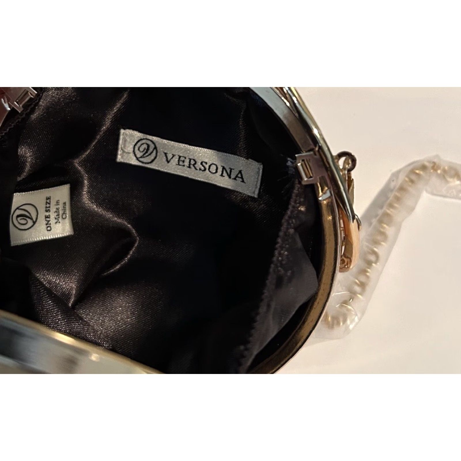 Bally Versona Clutch Ball Gold Rhinestone Small Womens Size ONE SIZE - 5 Thumbnail