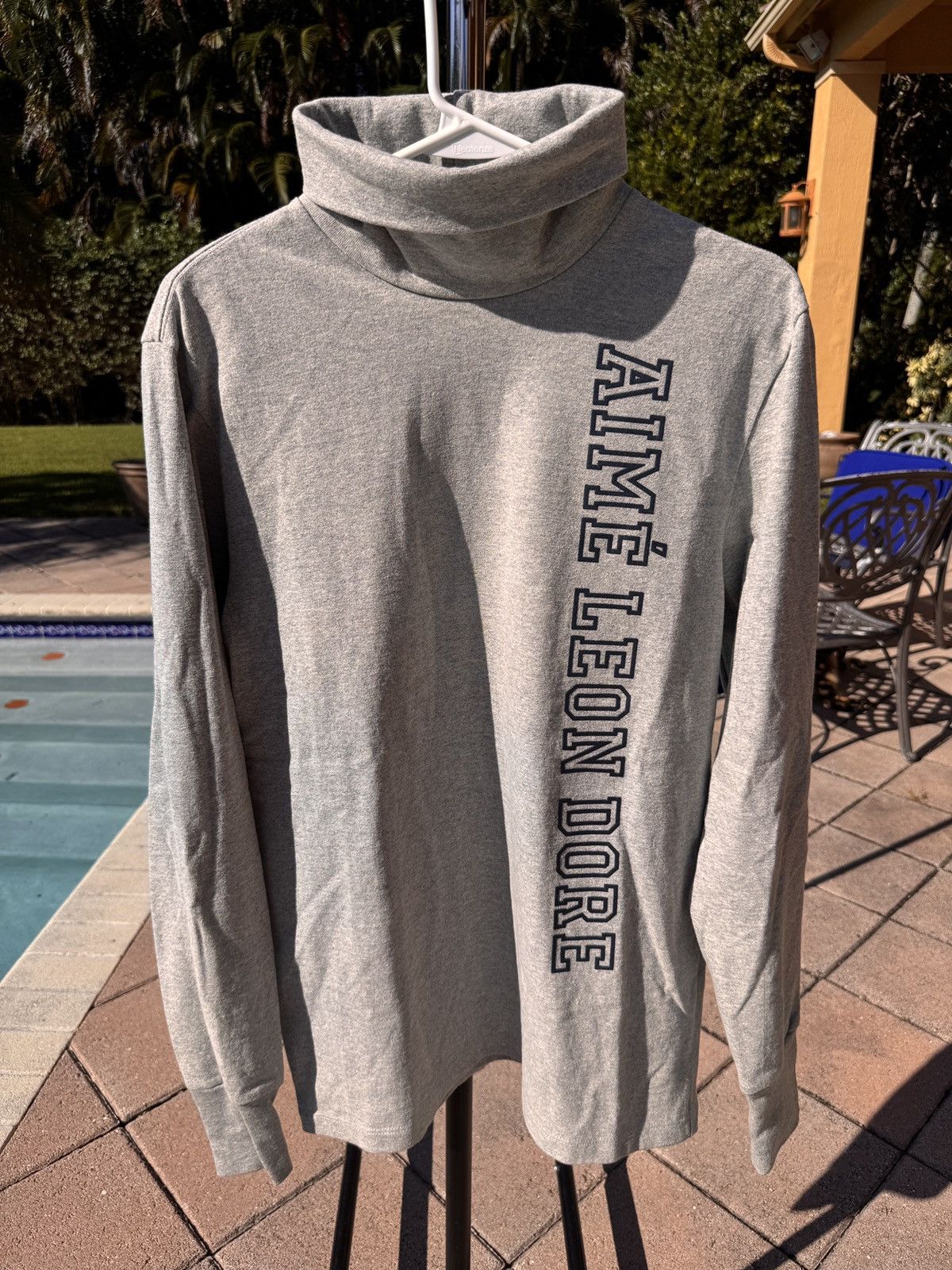Aime Leon Dore Aime Leon Dore Grey Turtleneck Longsleeve size M Size US M / EU 48-50 / 2 - 1 Thumbnail