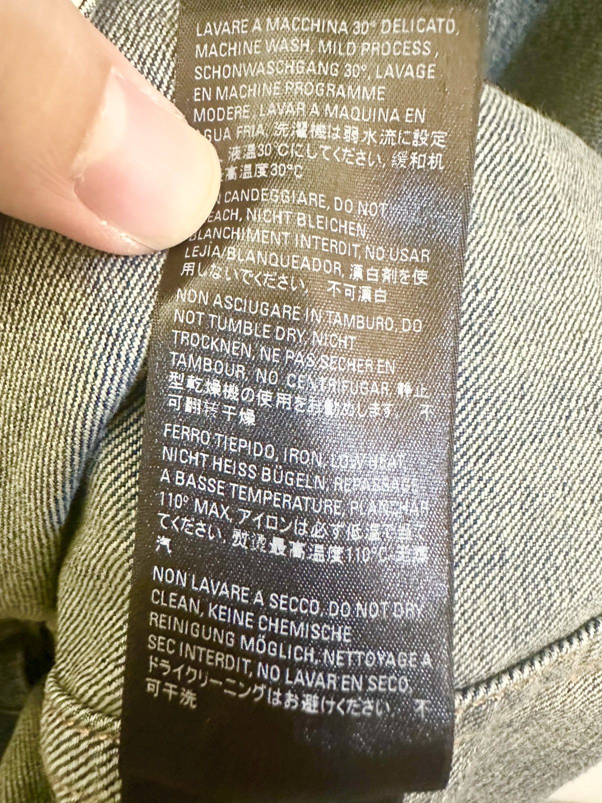 Balenciaga Balenciaga Embroidered Logo Oversized Denim Shirt - Size XS Size US XS / EU 42 / 0 - 10 Thumbnail