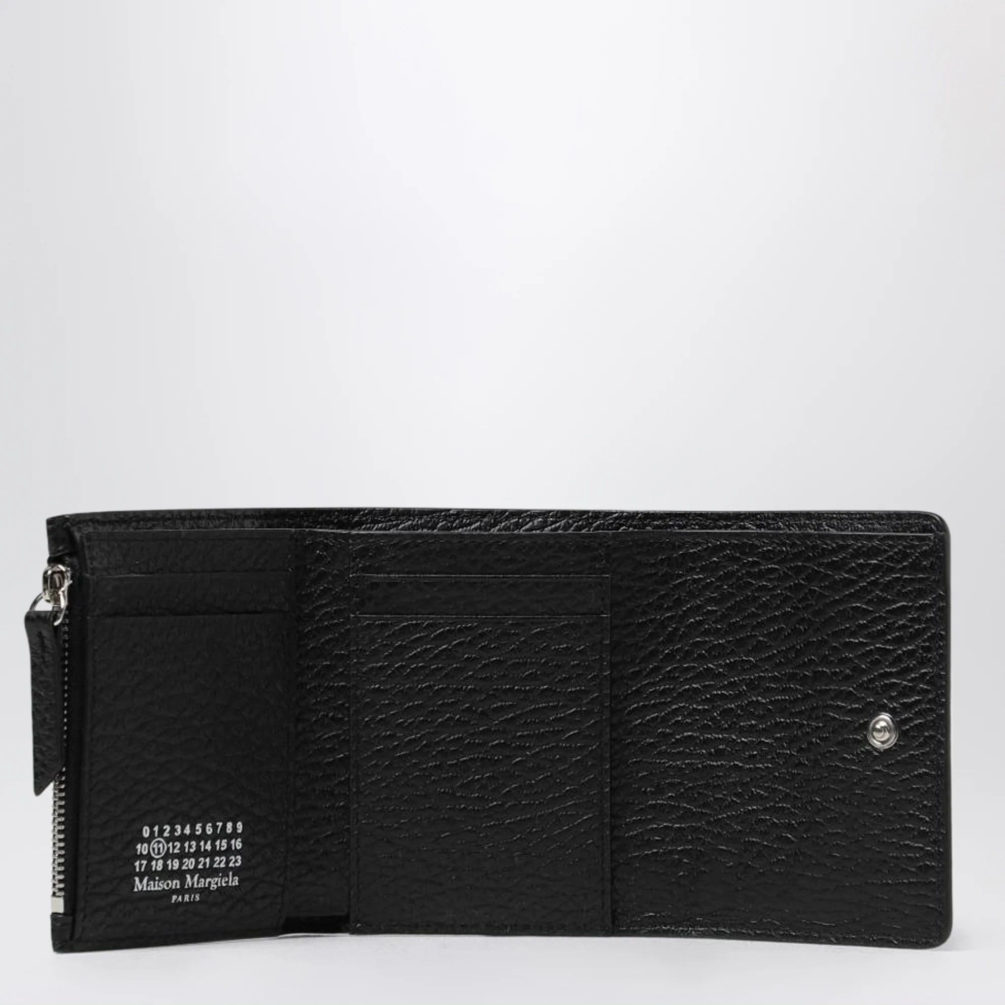 Maison Margiela o1d2blof0526 Size: OS / Four Stitches Trifold Wallet Black Size ONE SIZE - 3 Thumbnail