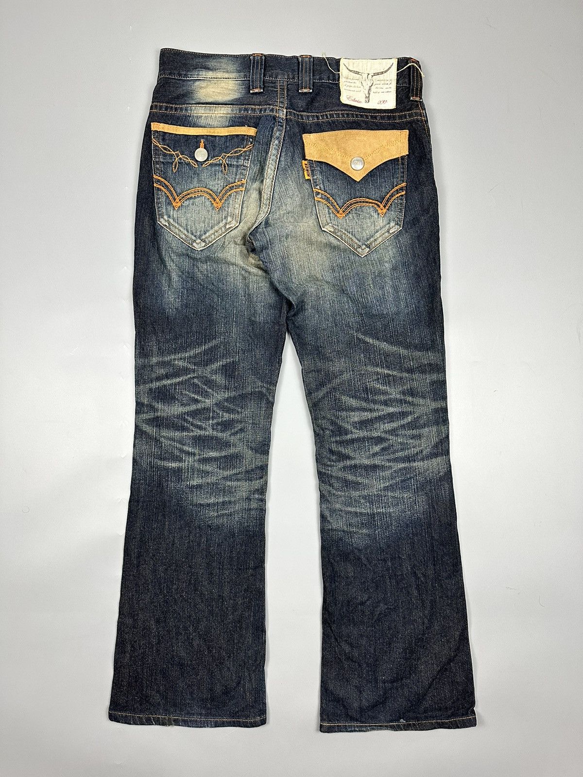 If Six Was Nine Vintage Edwin Flared Denim Size US 33 - 2 Thumbnail