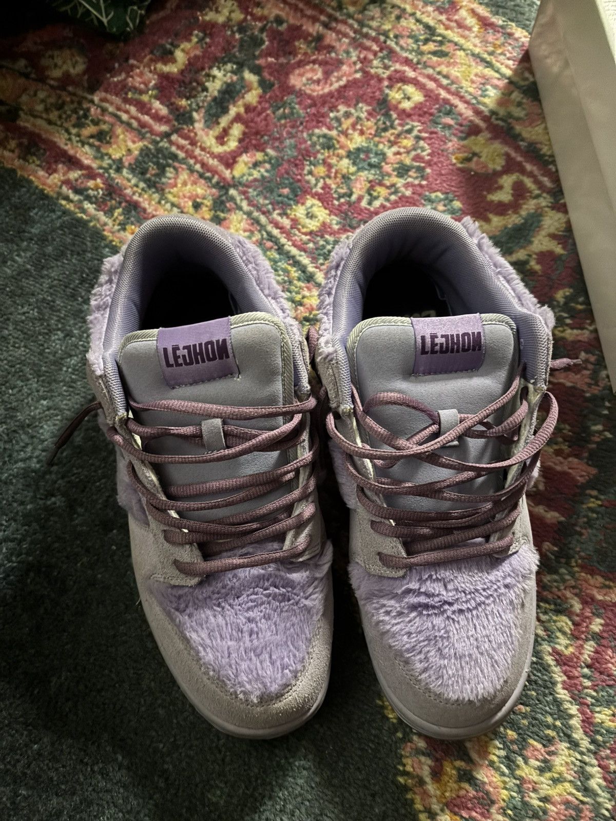 Designer Lejhon Urban Couture sneakers purple Size US 11 / EU 44 - 4 Thumbnail