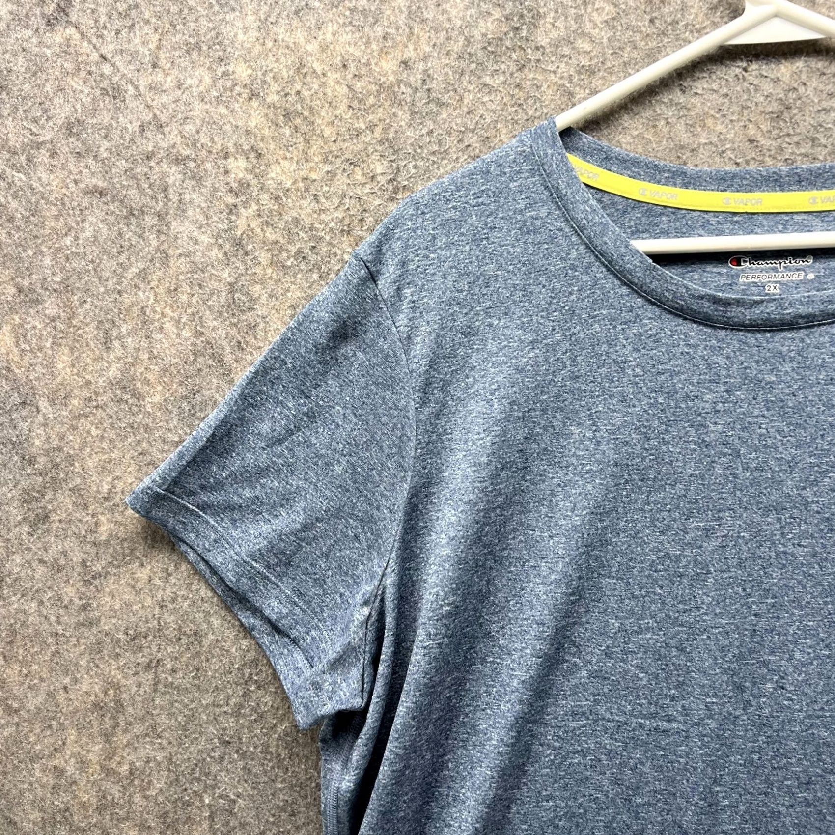 Champion VINTAGE Champion Shirt Women 2X Heather Blue Athletic Performance Crewneck Polyester Casual Size XXL / US 16-18 / IT 52-54 - 3 Thumbnail