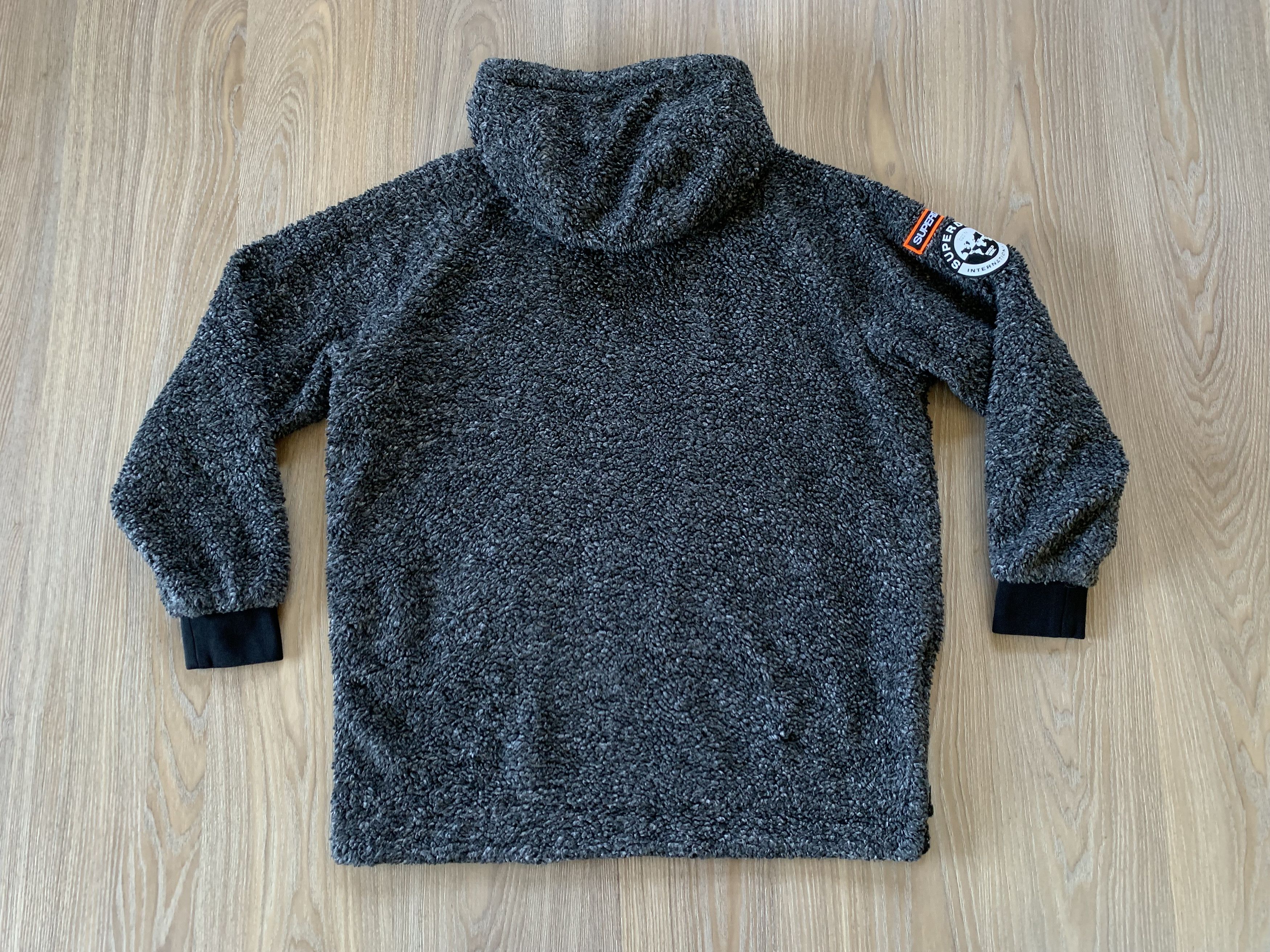 Superdry Superdry International Mens Hoodie Sherpa Fleece Hood Size US XL / EU 56 / 4 - 3 Thumbnail