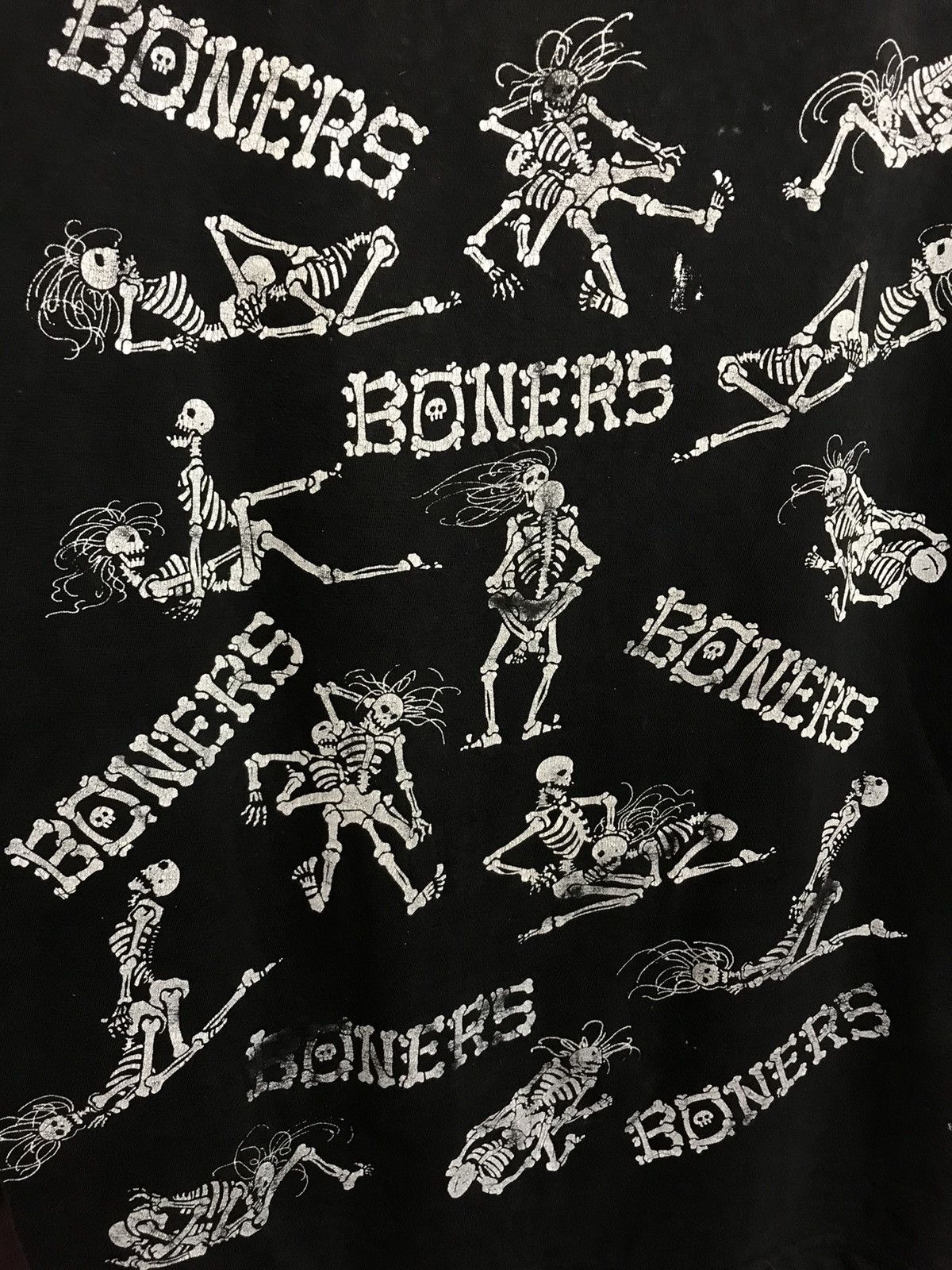 Vintage Vintage Boners Skeleton Sex Position streetwear tee Size US M / EU 48-50 / 2 - 3 Thumbnail
