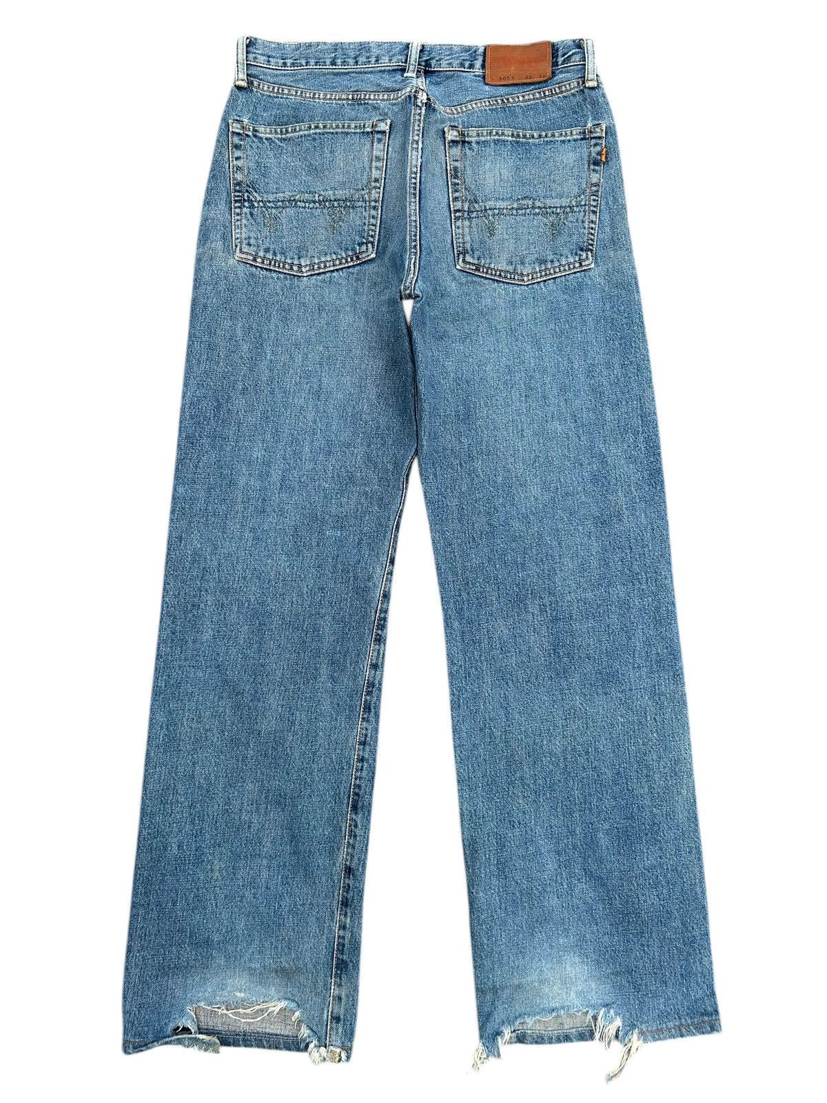 Kapital Vintage Edwin 505X Selvedge Distressed Denim Jeans Size US 32 / EU 48 - 2 Thumbnail