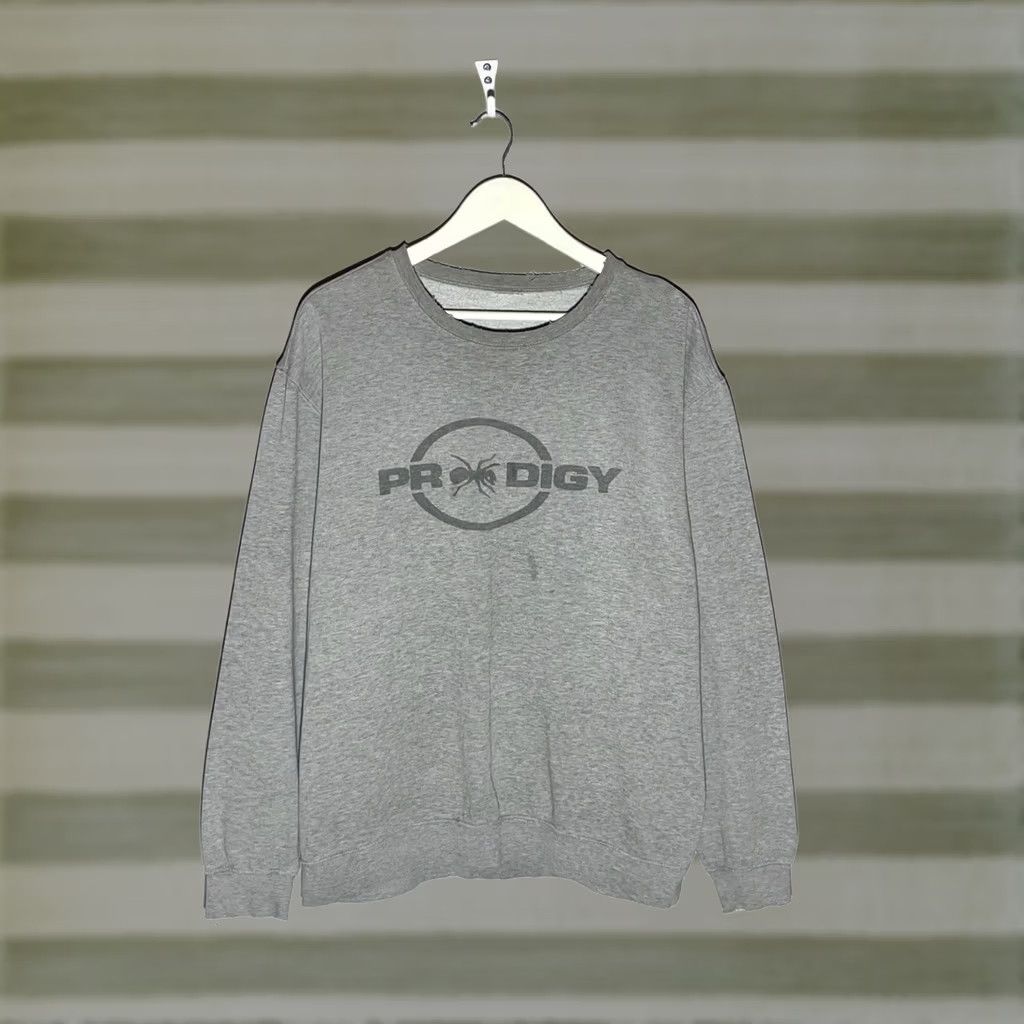 Fruit Of The Loom The Prodigy Sweatshirt Crew Neck Streetwear Distressed Y2k Size US L / EU 52-54 / 3 - 1 Thumbnail