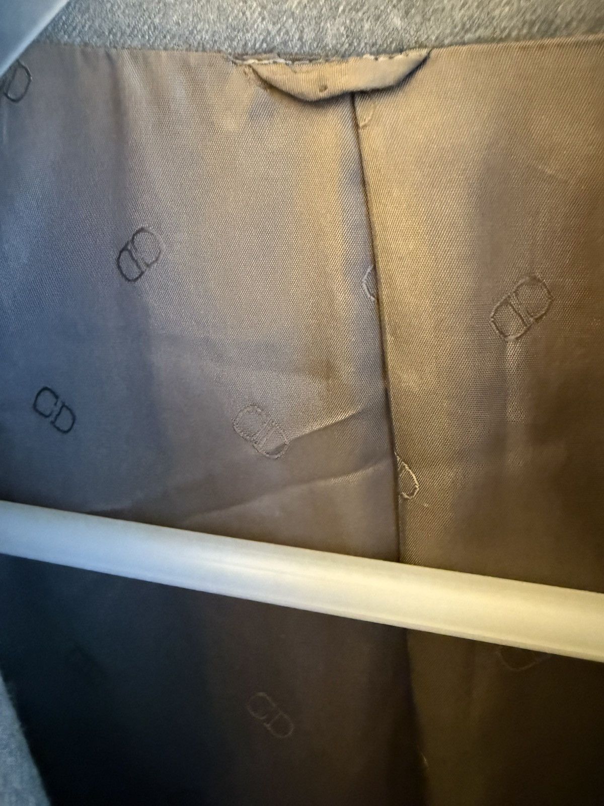 Dior Dior Vintage Thick Grey Wool Suit Size 50R - 2 Thumbnail