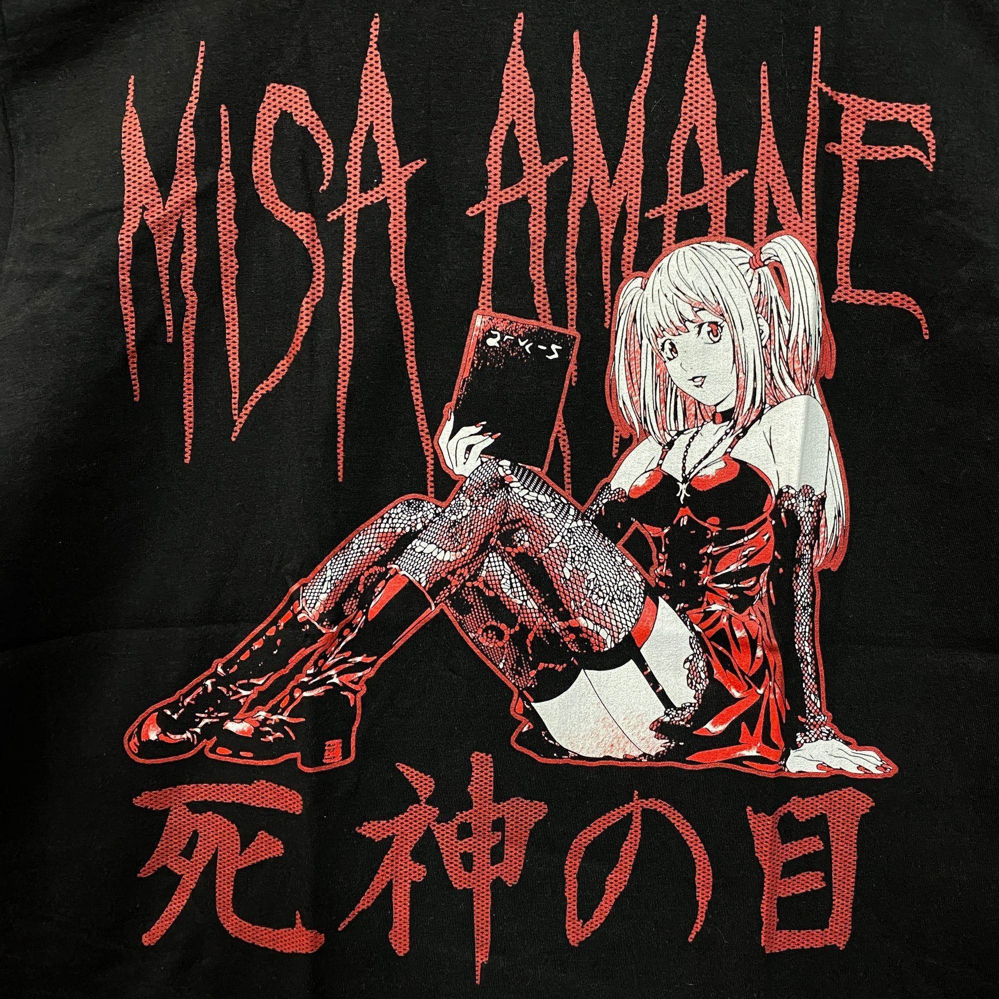 Ripple Junction Death Note Misa Amane Gothic Style Anime T-Shirt Medium Size US M / EU 48-50 / 2 - 2 Thumbnail