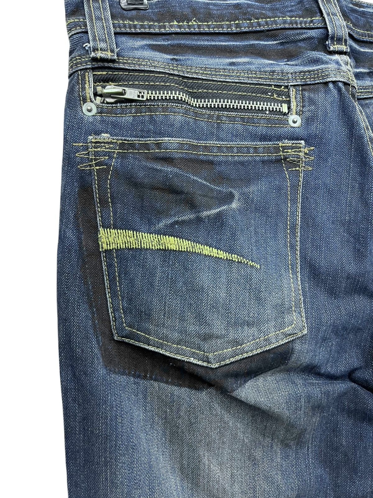 Pro Edge FYE🔥Vintage SUPER FLARE Punk Zipper Pocket Grunge Heel Bite Size US 30 / EU 46 - 7 Thumbnail