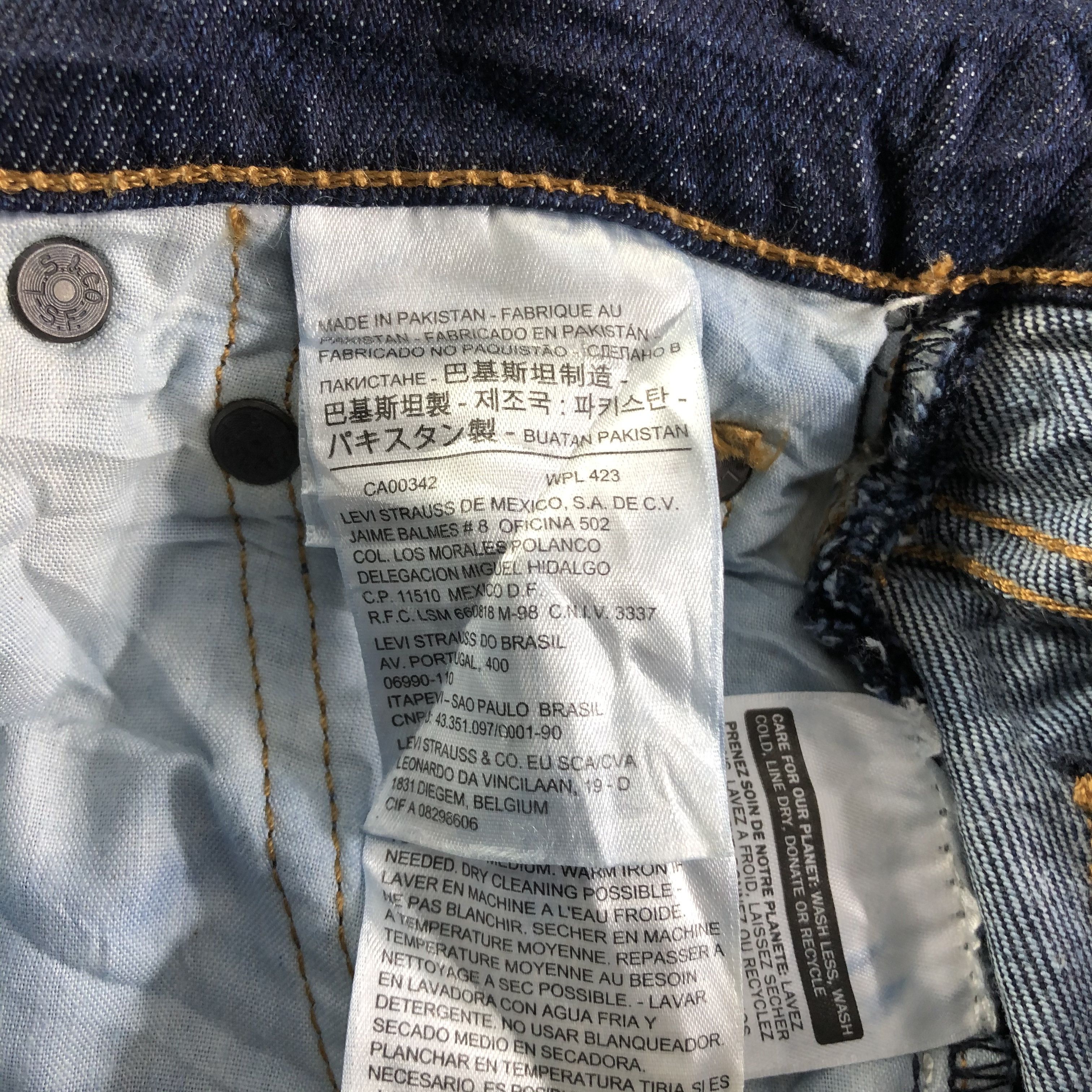 Levi's Vintage Levis 505 Jeans-J3567 Size 29" - 9 Thumbnail