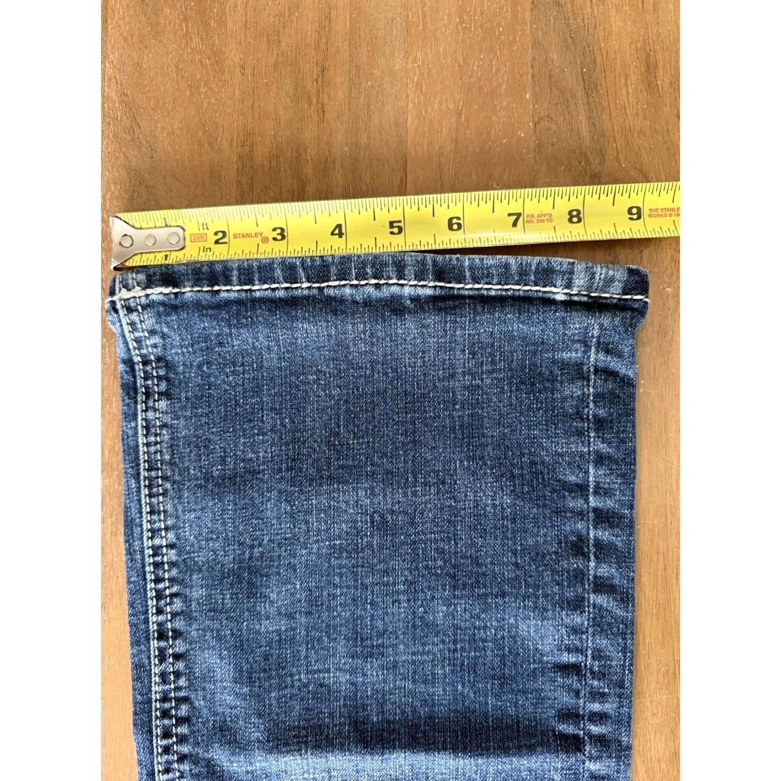 Vintage Rock&Roll Denim Rock&Roll Riding Jeans Boots Western Cowboy Denim 29x30 32x28 Womens Regular Bootcut Blue Cotton Spandex Jeans Size 29" - 7 Thumbnail