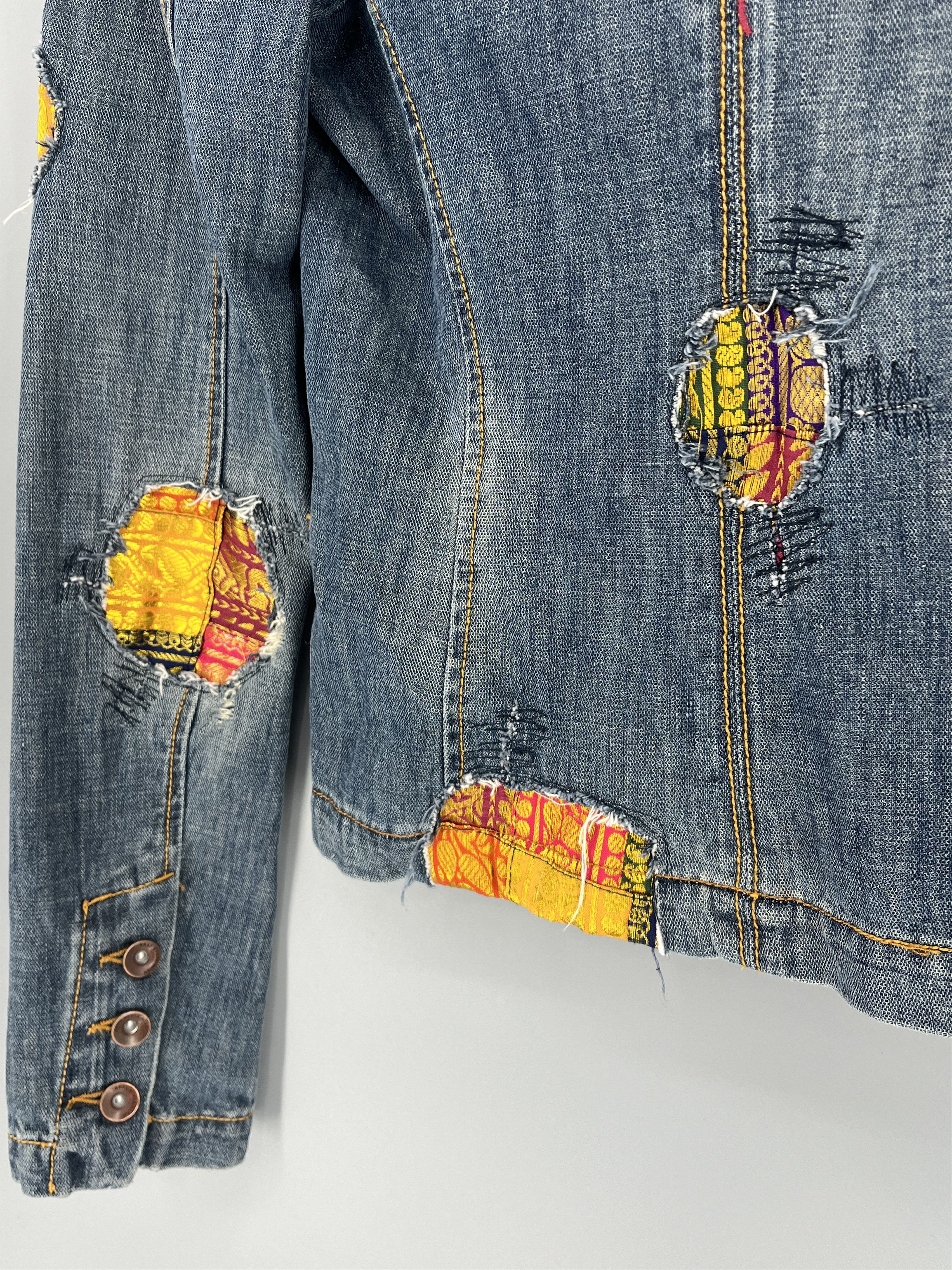 Bray Steve Alan × Japanese Brand Progetti & Prodotti Bray Vintage Y2K Denim Jacket Size S / US 4 / IT 40 - 9 Thumbnail