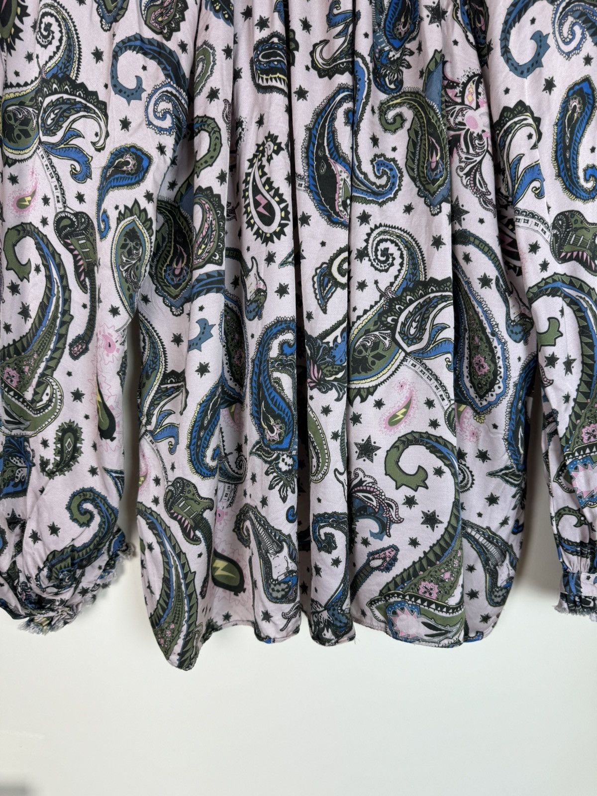 Zadig & Voltaire Zadig Voltaire voluminous balloon sleeve blouse paisley Etro Size S / US 4 / IT 40 - 13 Thumbnail