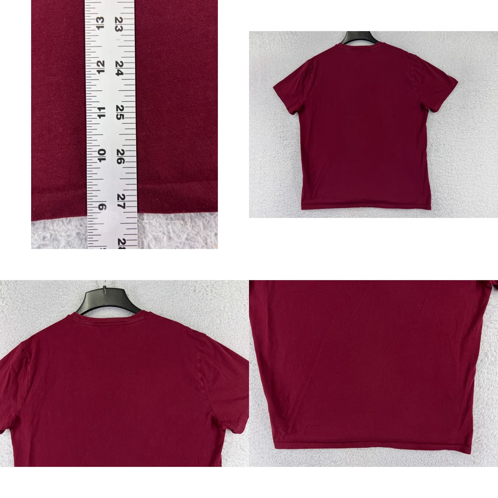 Ralph Lauren VINTAGE Polo Ralph Lauren Shirt Mens Extra Large Red Crew Neck Short Sleeve Cotton Size US XL / EU 56 / 4 - 9 Thumbnail