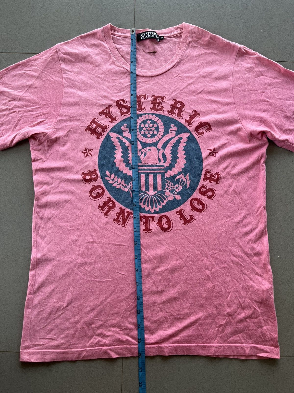 Hysteric Glamour HYSTERIC GLAMOUR BORN TO LOSE JAPANESE PINK T-SHIRT Size US M / EU 48-50 / 2 - 10 Thumbnail