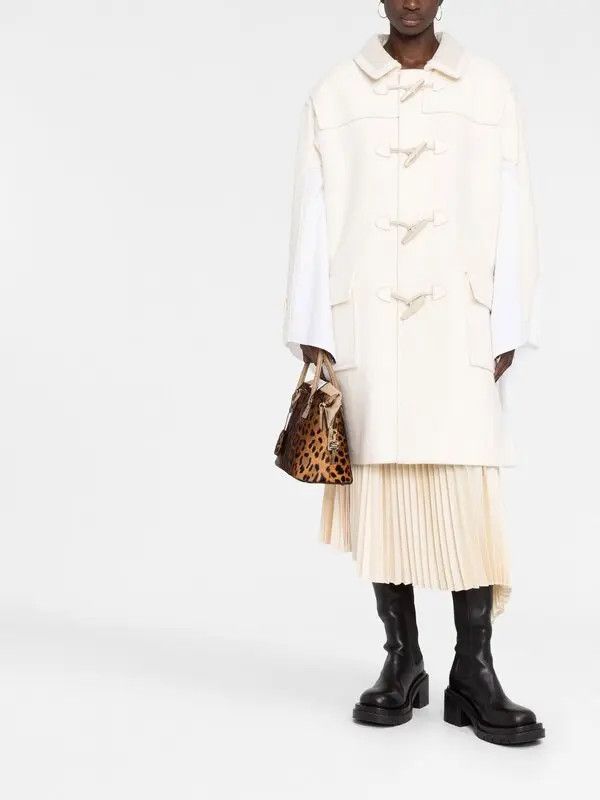 Maison Margiela o1y0625 Coat in White/Light Beige Size XS / US 0-2 / IT 36-38 - 5 Thumbnail